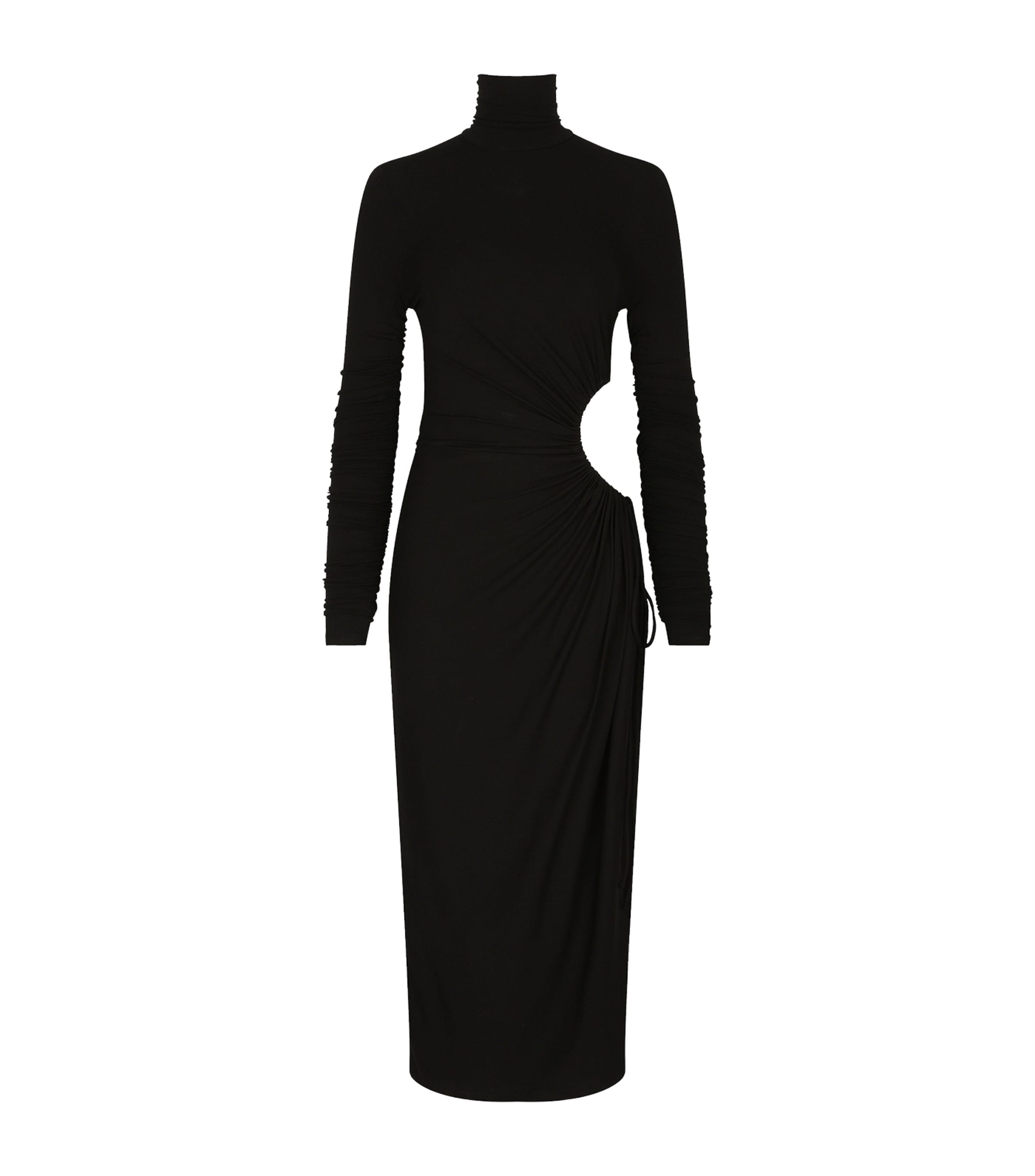 Dolce & Gabbana Logo-embellished Jersey Midi Dress