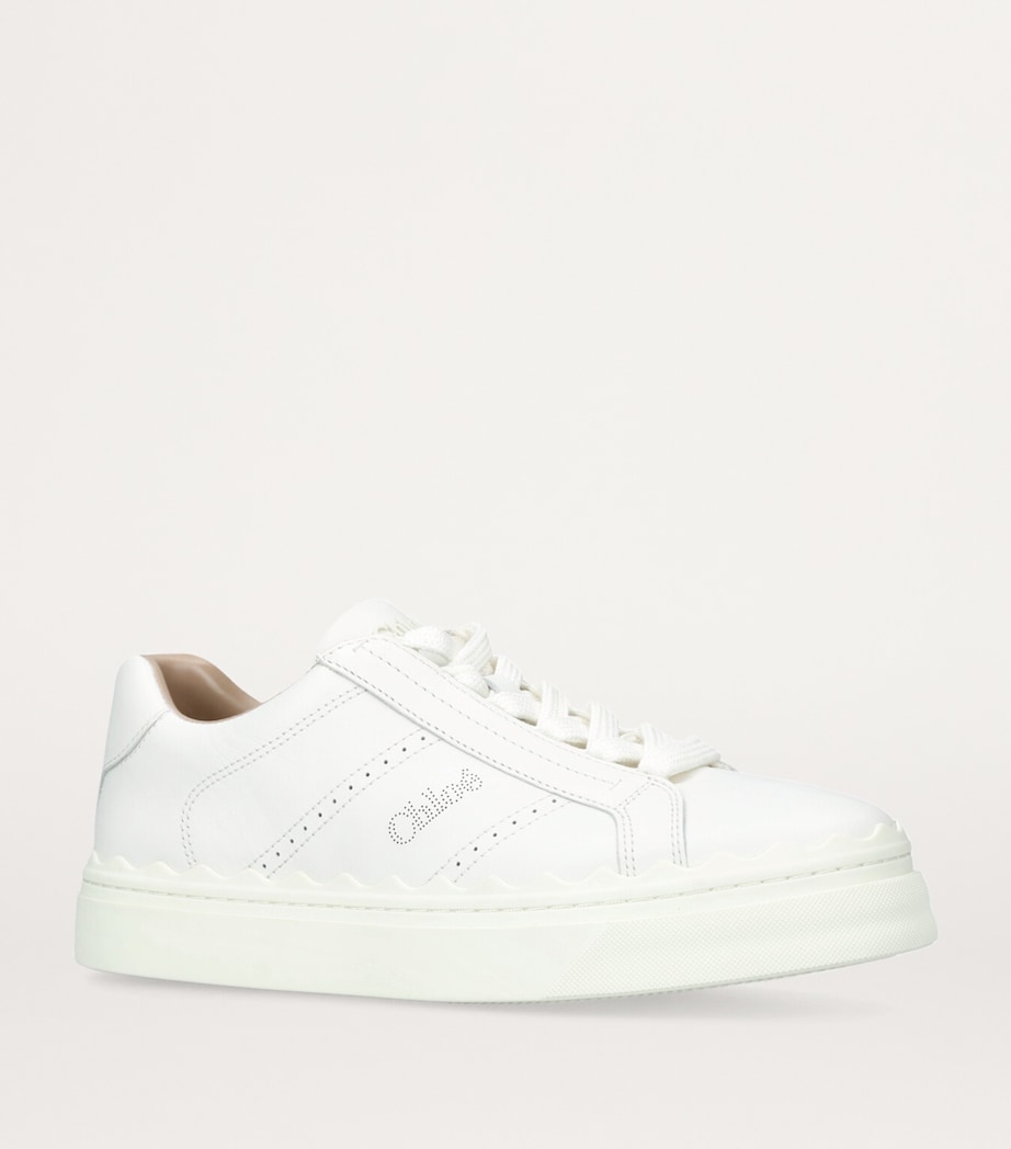 Leather Lauren Sneakers WHITE Image 4