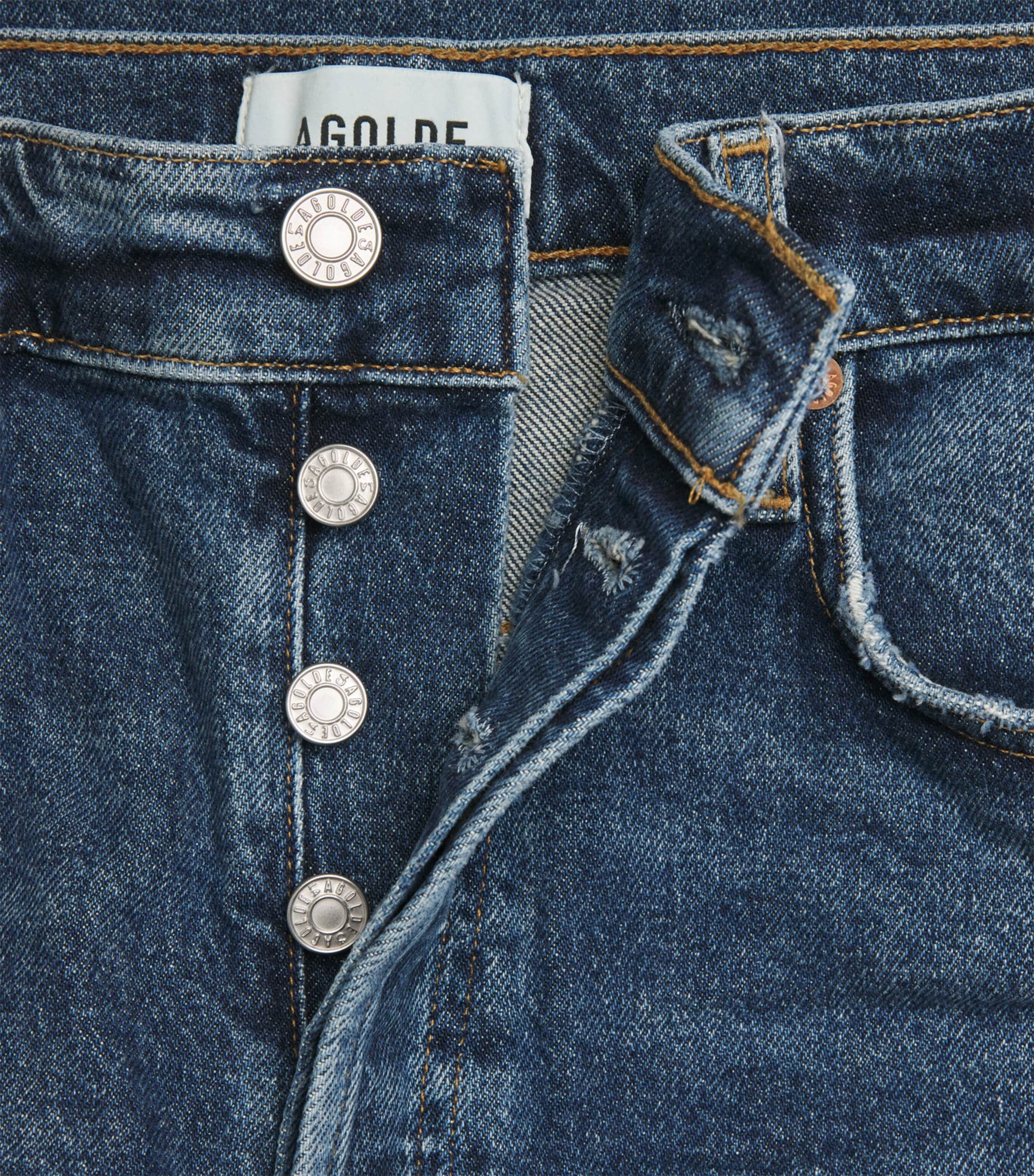 '90s Pinch Waist Cropped Jeans SOLACE (DK IND VINT) Image 5