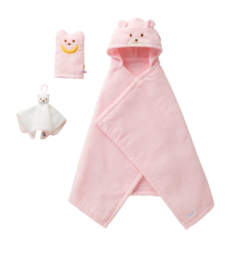 Miki House Cotton Bath Poncho Set