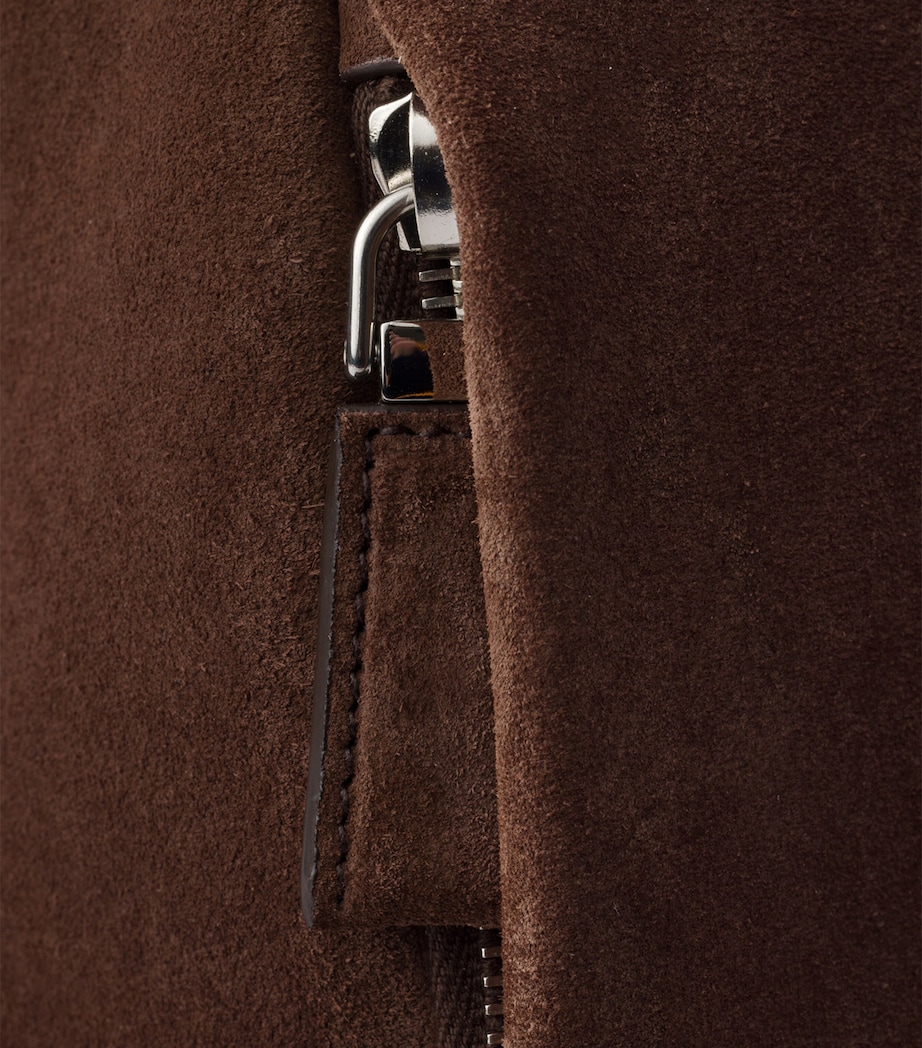 Prada Suede Cross-Body Backpack Image 5