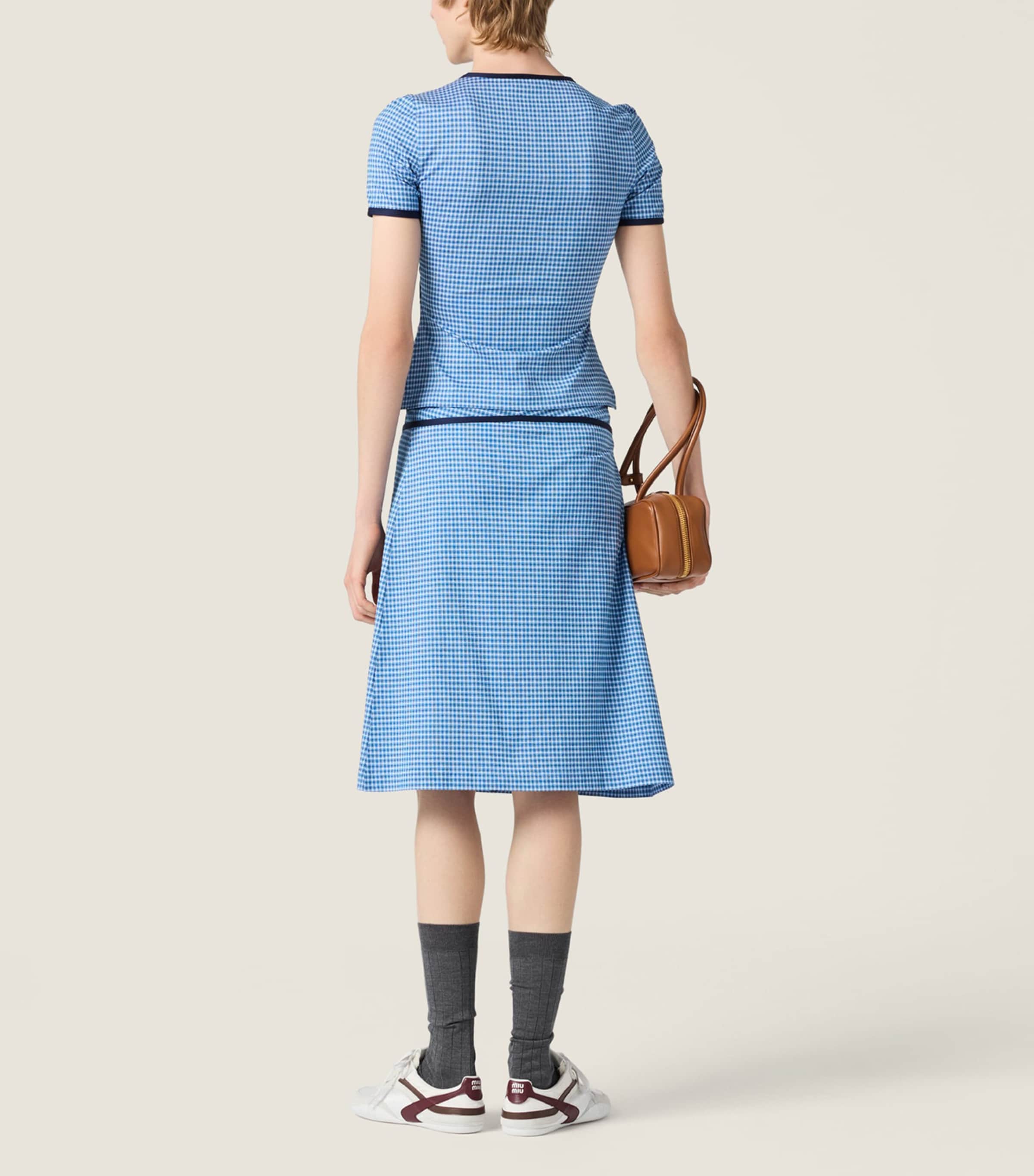 Miu Miu Womens Jersey Jacquard Top Image 3