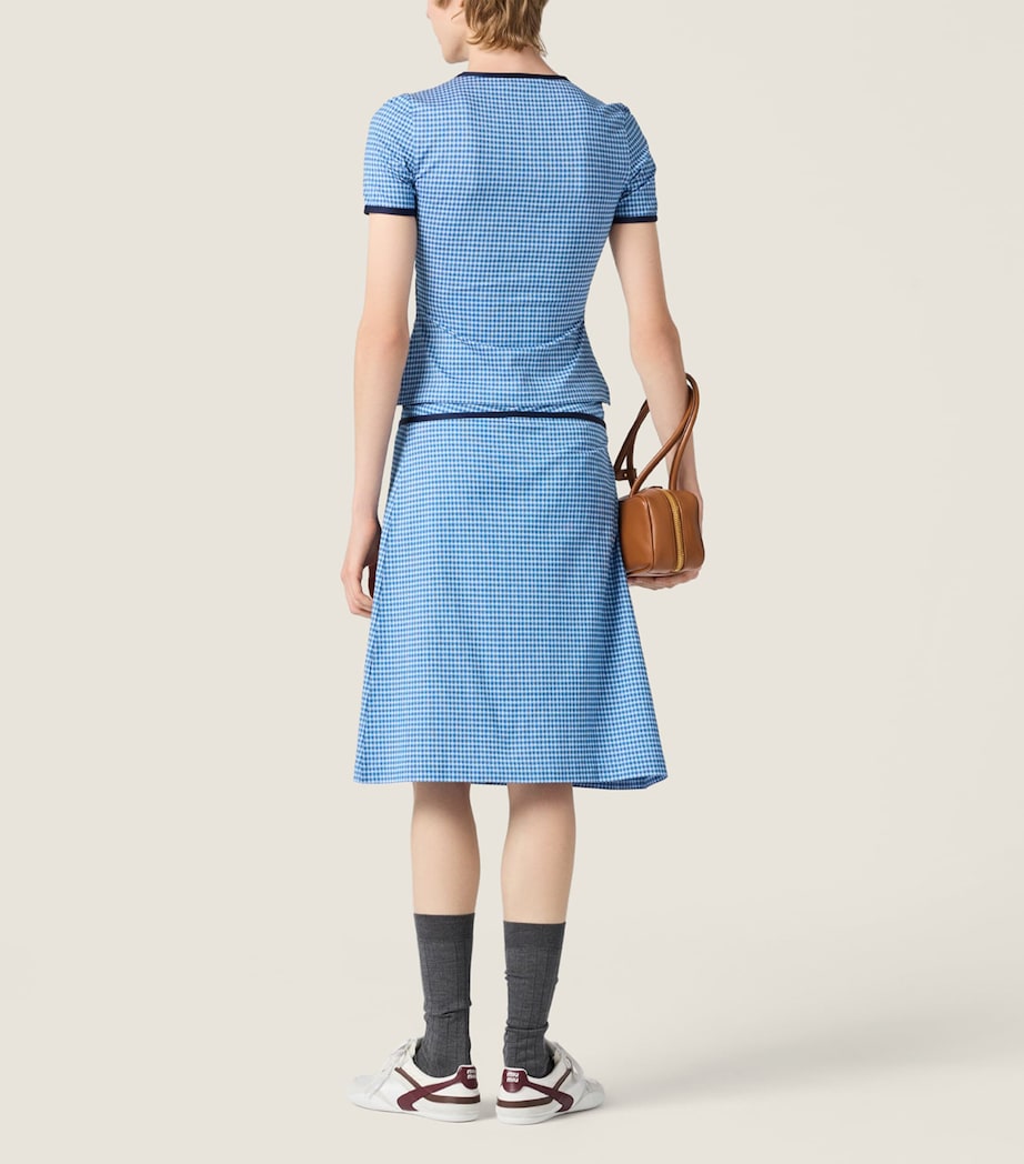 Miu Miu Womens Jersey Jacquard Top Image 3