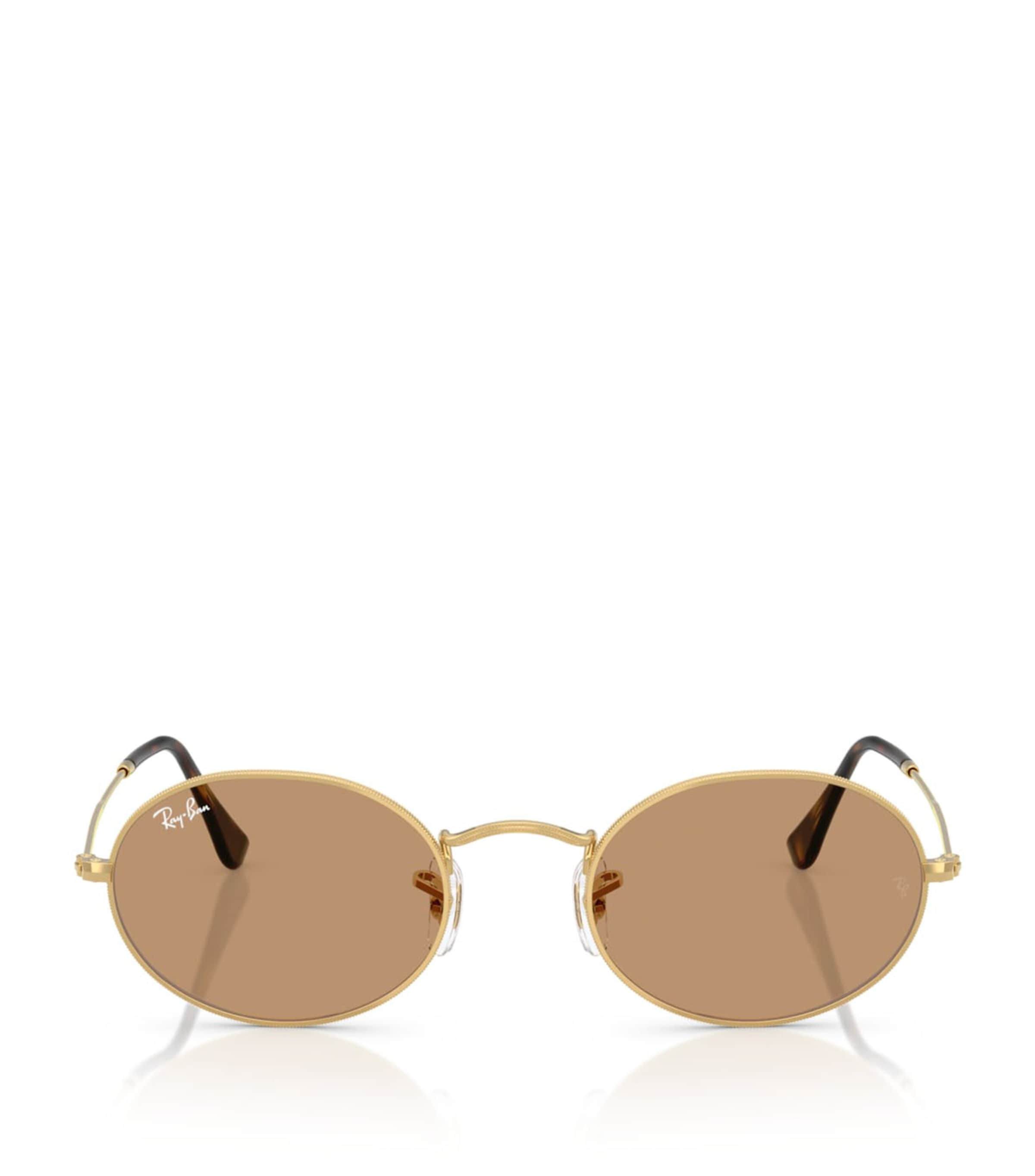 Ray-Ban RB3547 Oval Metal Sunglasses | Holiday Shop | Womens | Sunglasses | Women Accessories | Designers | Ray Ban