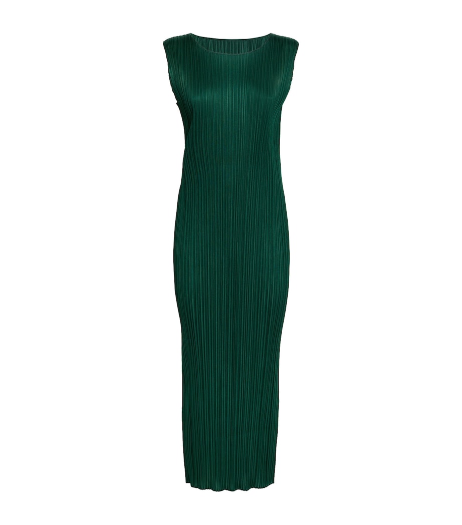 Pleats Please Issey Miyake Womens Sleeveless New Colorful Basics Maxi Dress Image 1