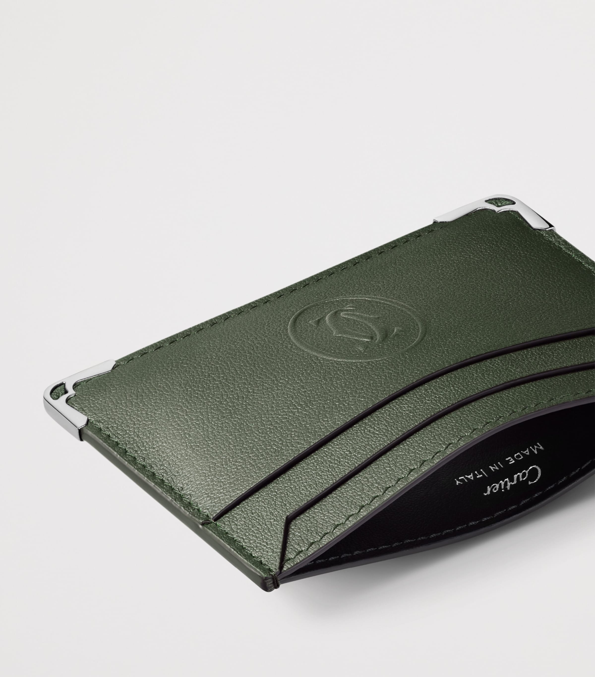 Cartier Leather Must de Cartier Card Holder Green Image 3