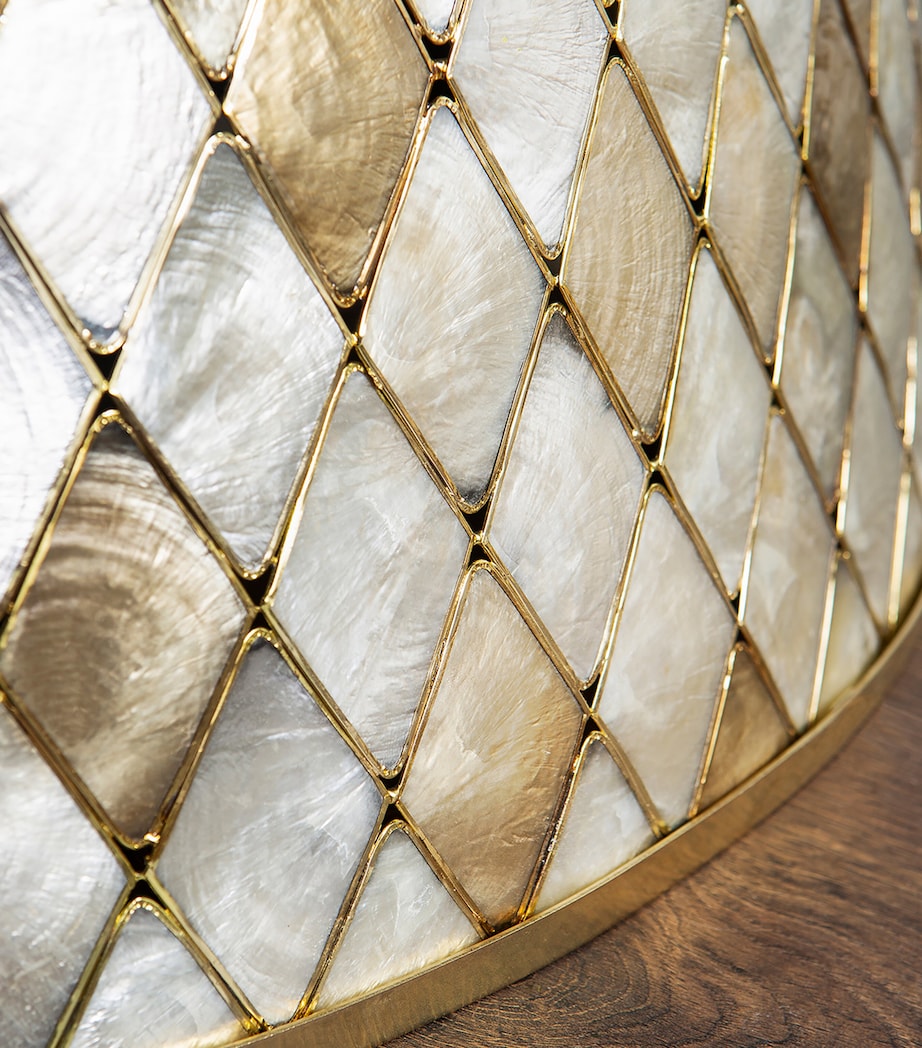 Capiz Tree Collar METAL & GOLD Image 3