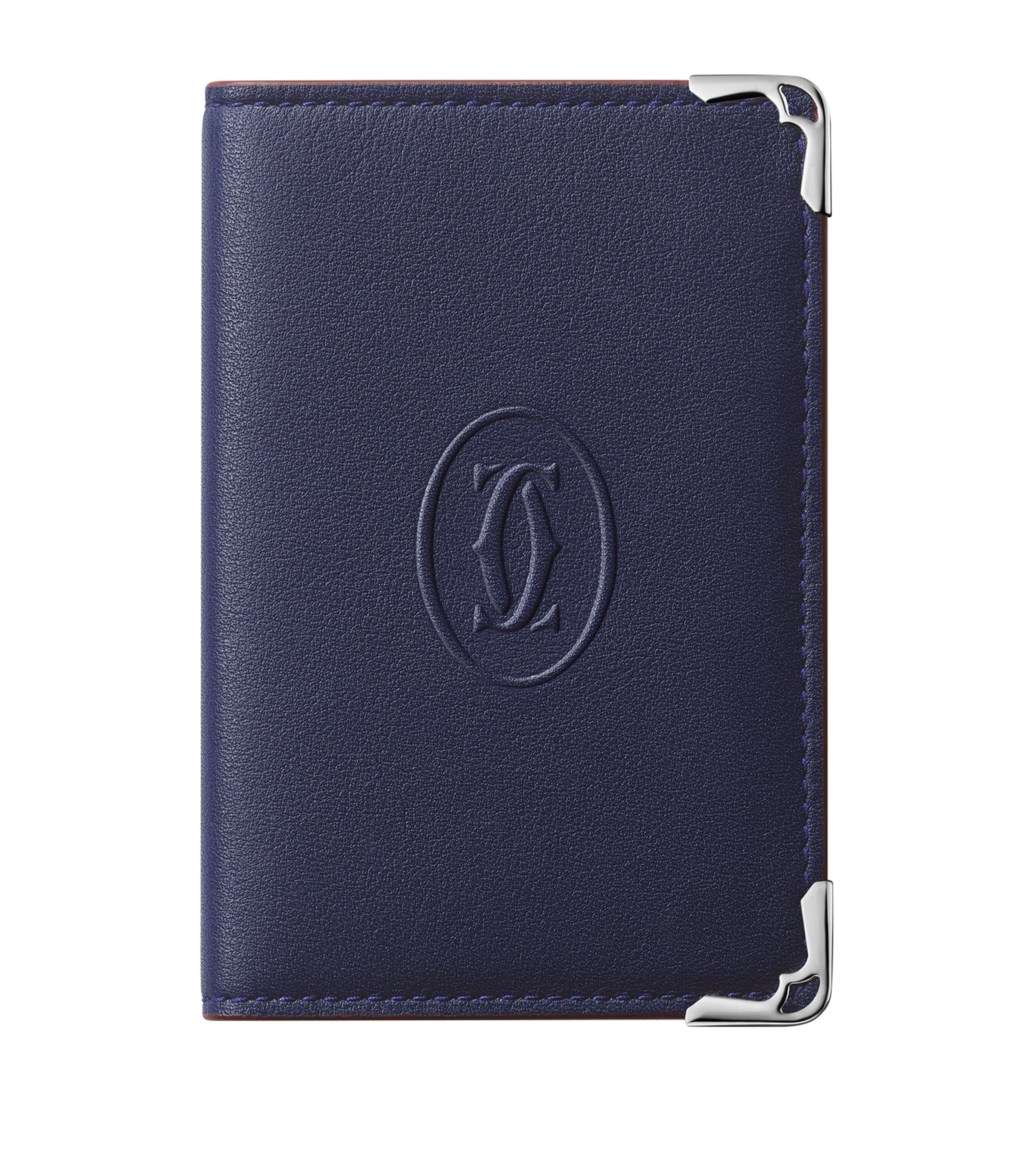 Cartier Leather Must de Cartier Card Holder Blue Image 1