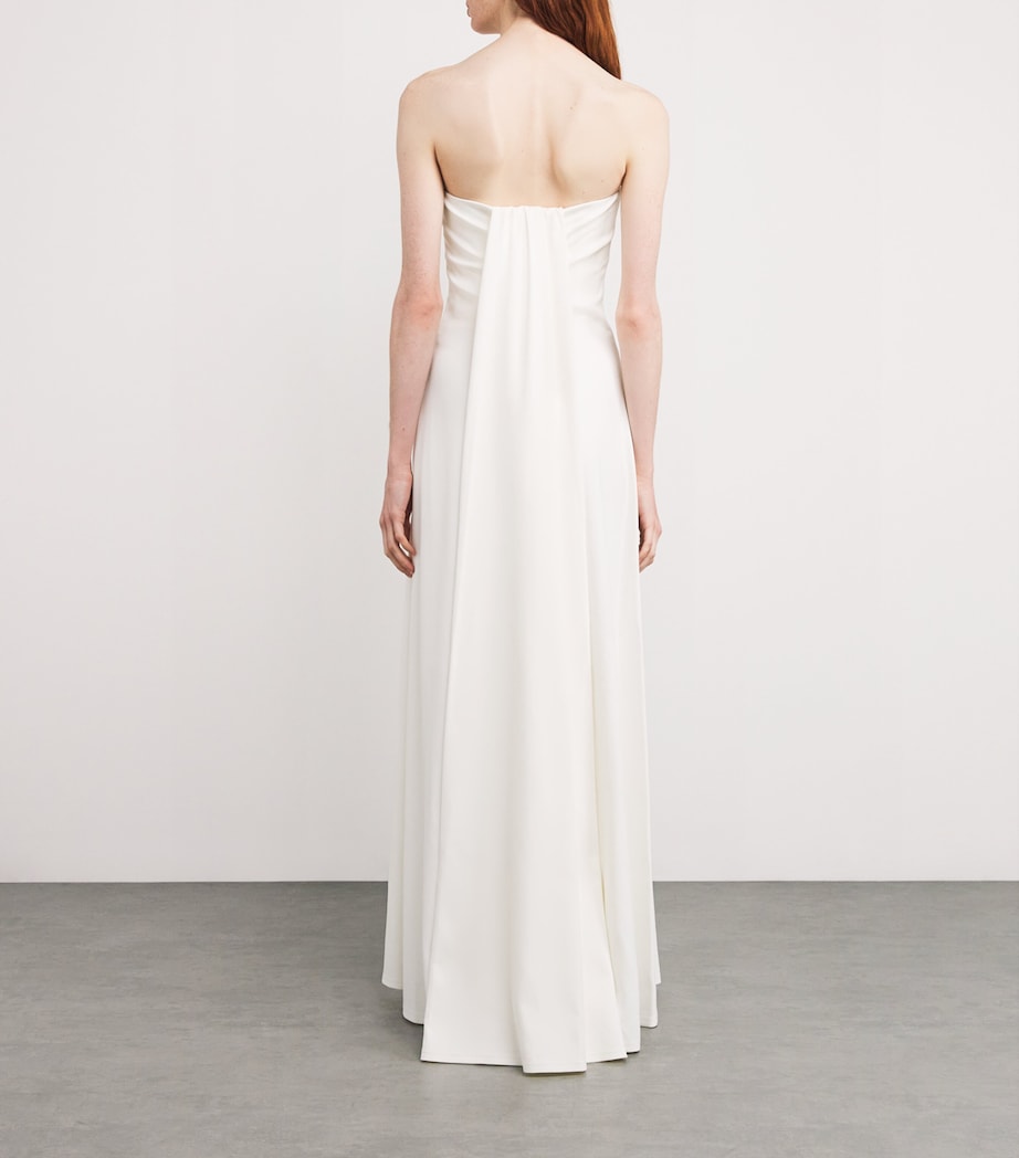 Strapless The Bustier Maxi Dress 100 WHITE Image 3