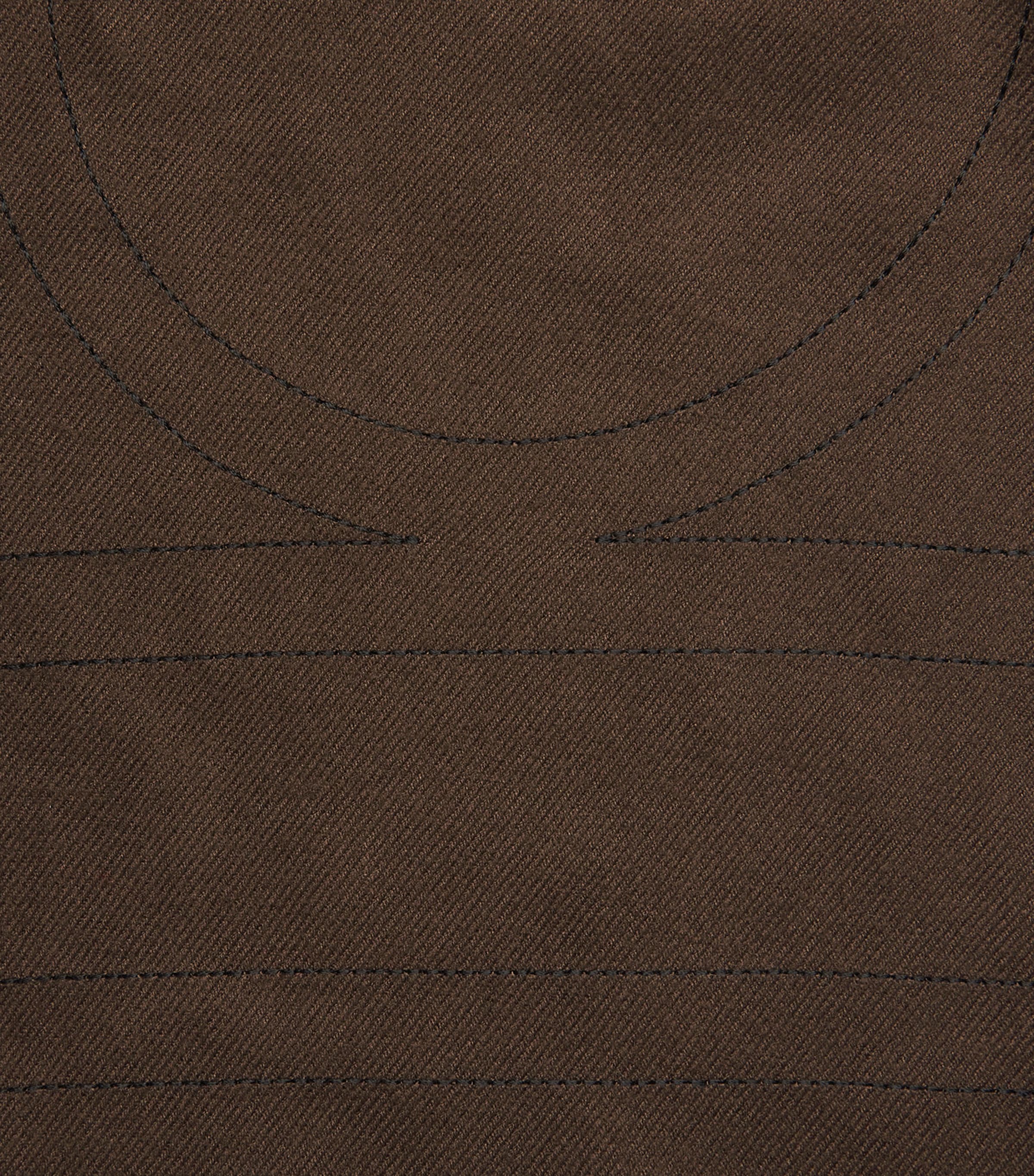 Modal Flannel Wide-Leg Trousers 034 DARK BROWN Image 5