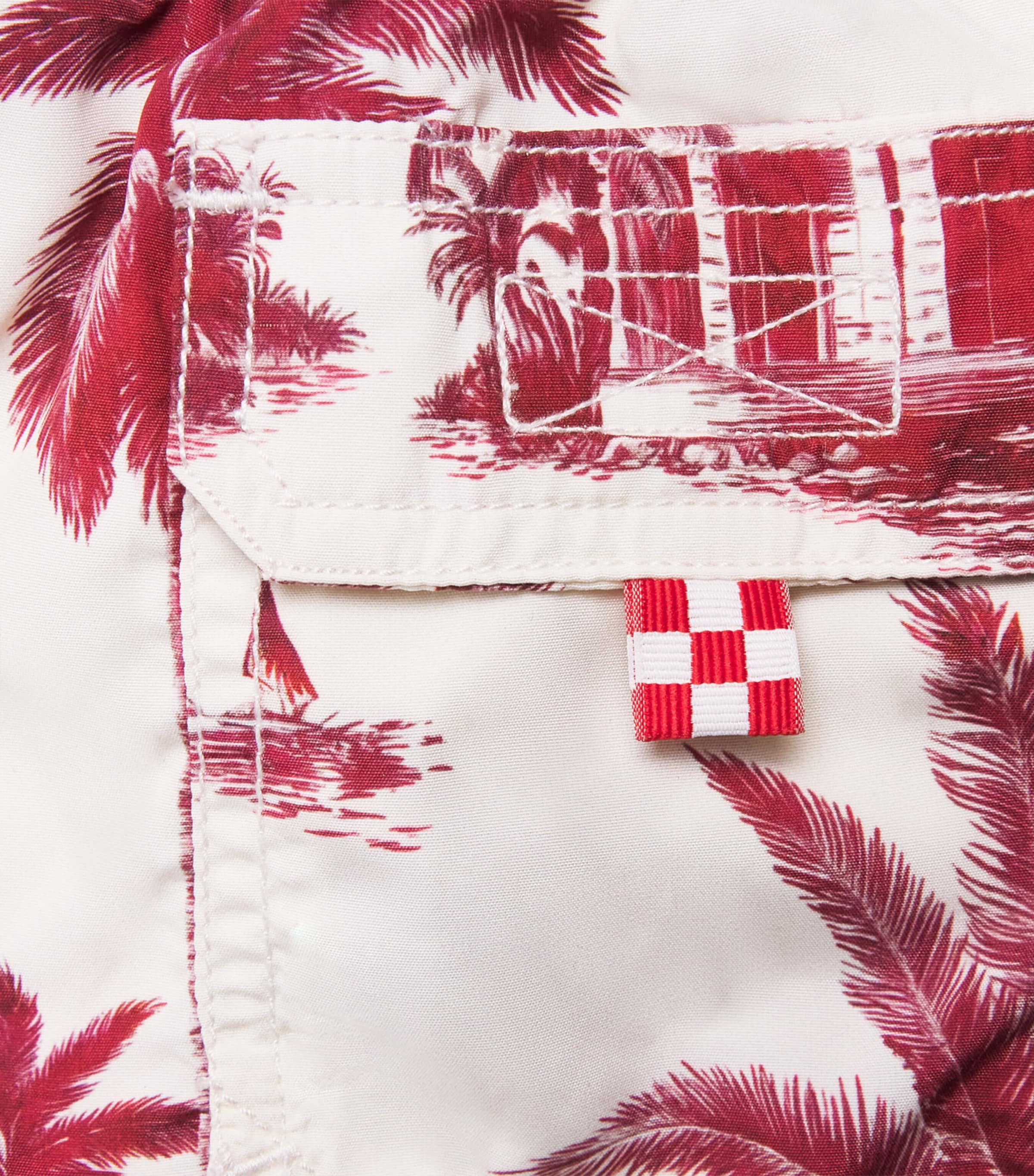 Mc2 Saint Barth Kids Printed Jean Lighting Swim Trunks (2-14 Years) Rd St Barth Jouy Image 3
