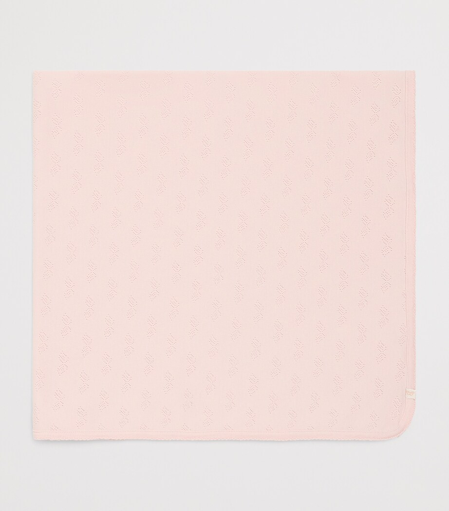 Cotton Araminta Angel Wing Pointelle Gift Set (0-6 Months) PINK Image 2