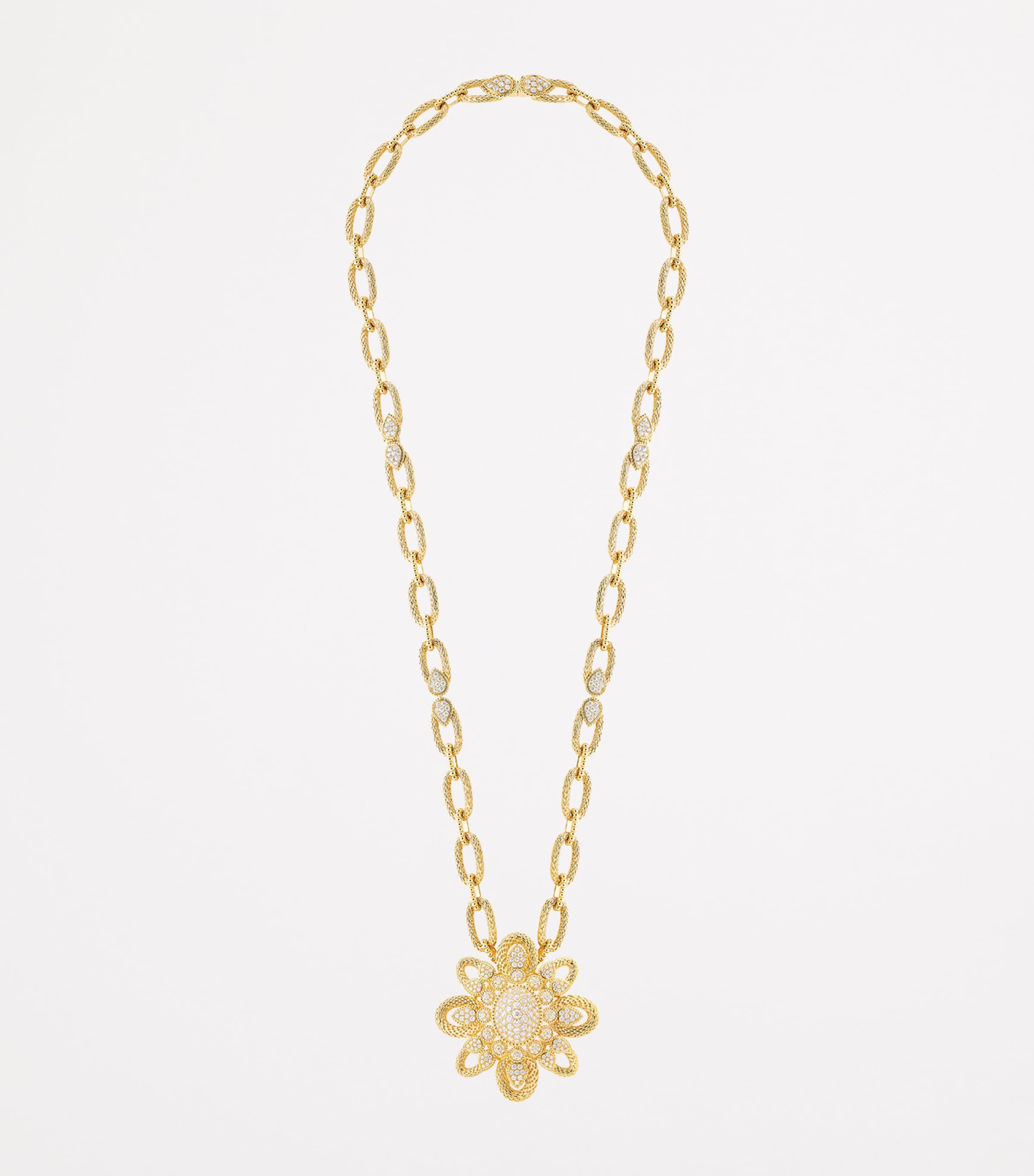 Boucheron Yellow Gold and Diamond Serpent Bohème Vintage Necklace Yellow Gold Image 2