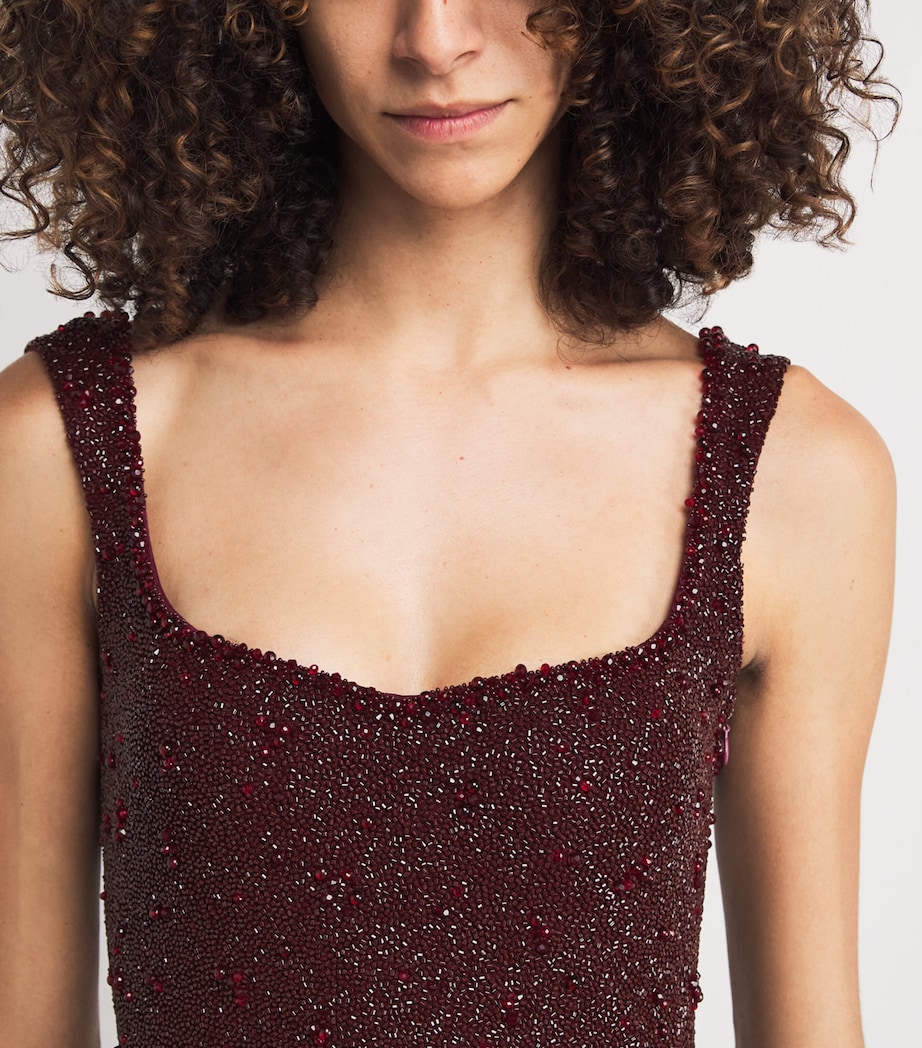 Crystal Mini Dress RUBY Image 4