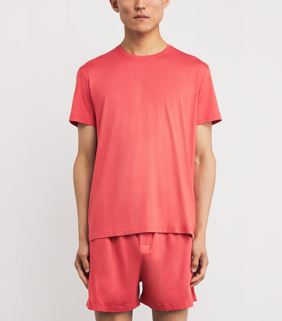 Micromodal T-Shirt 020 RED Image 3