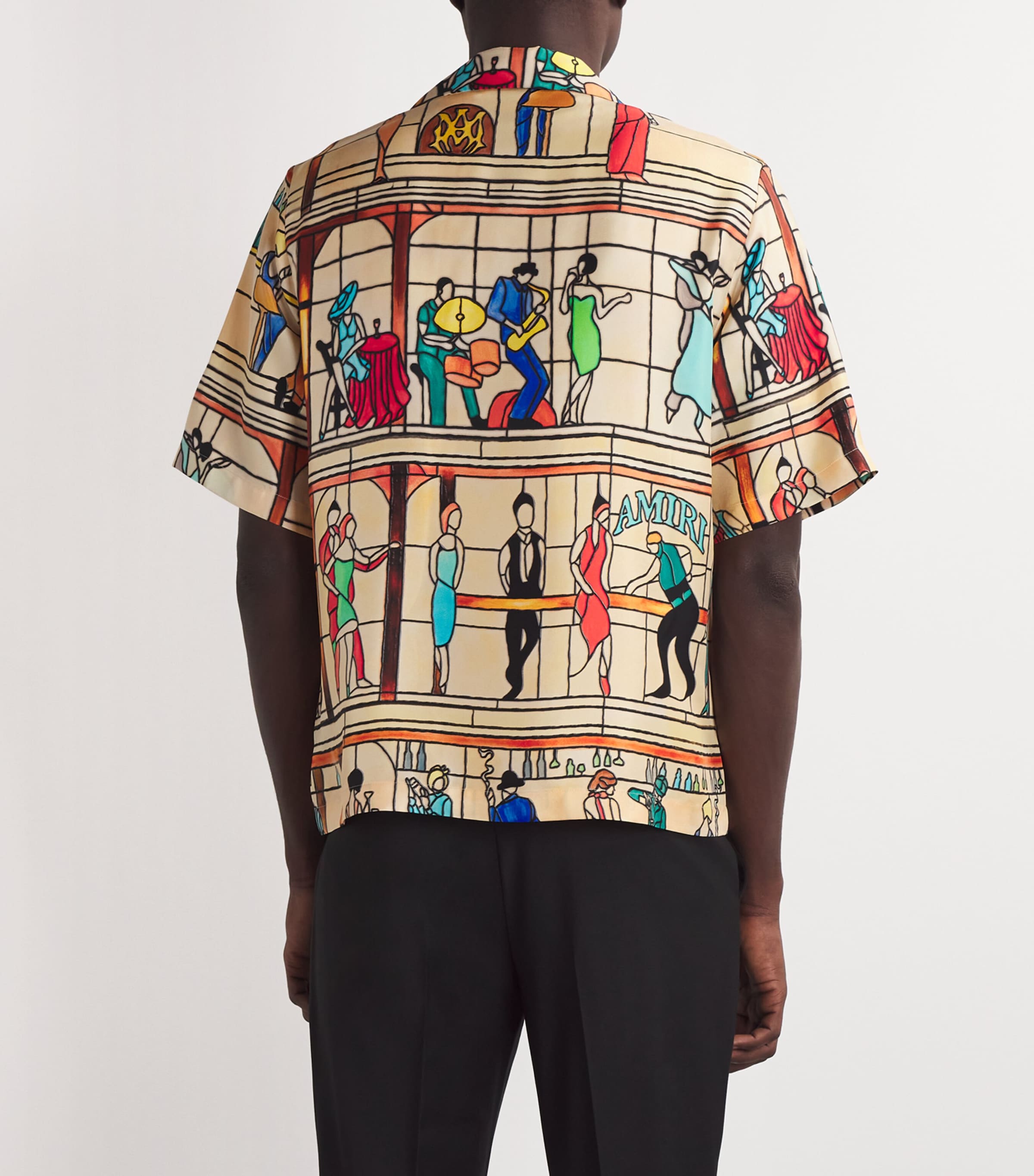 【AMIRI】 BOWLING SHIRT AMIRI - Amiri Pool Cue Bowling shirt | Leam Roma - Luxury