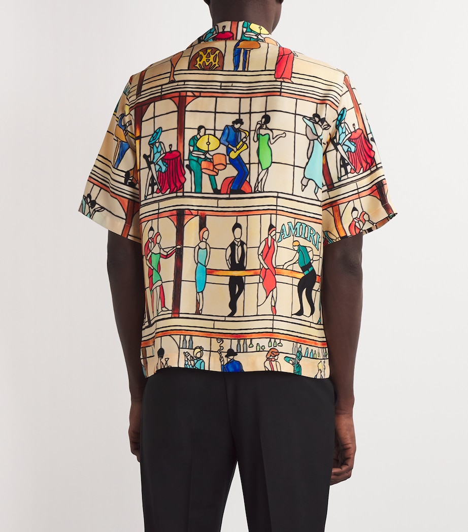 Silk Pool Bowling Shirt SAND Image 3