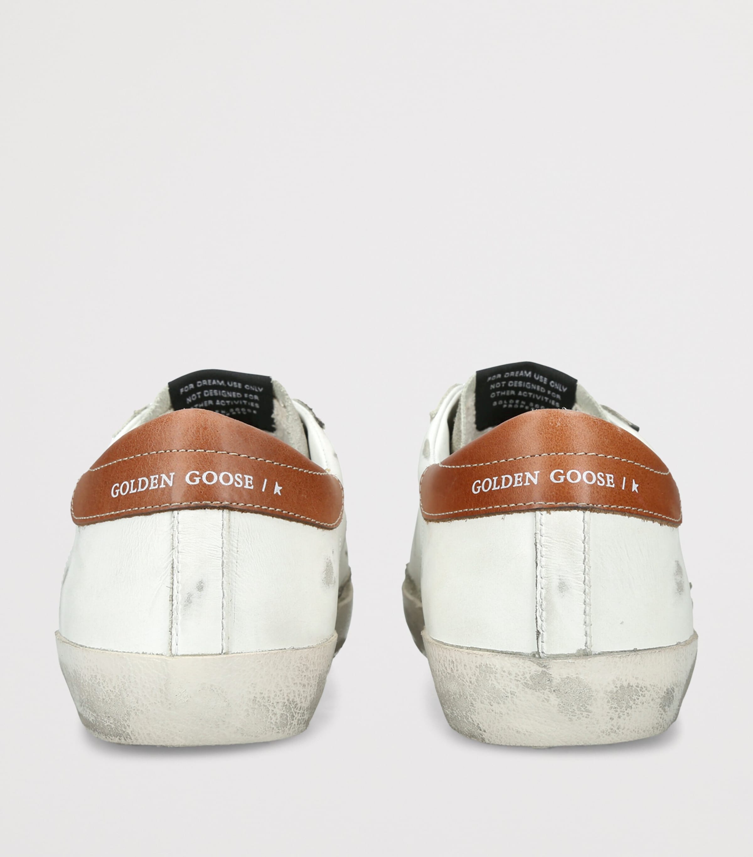 Golden Goose Leather Super Star Sneakers Rust Comb Image 2