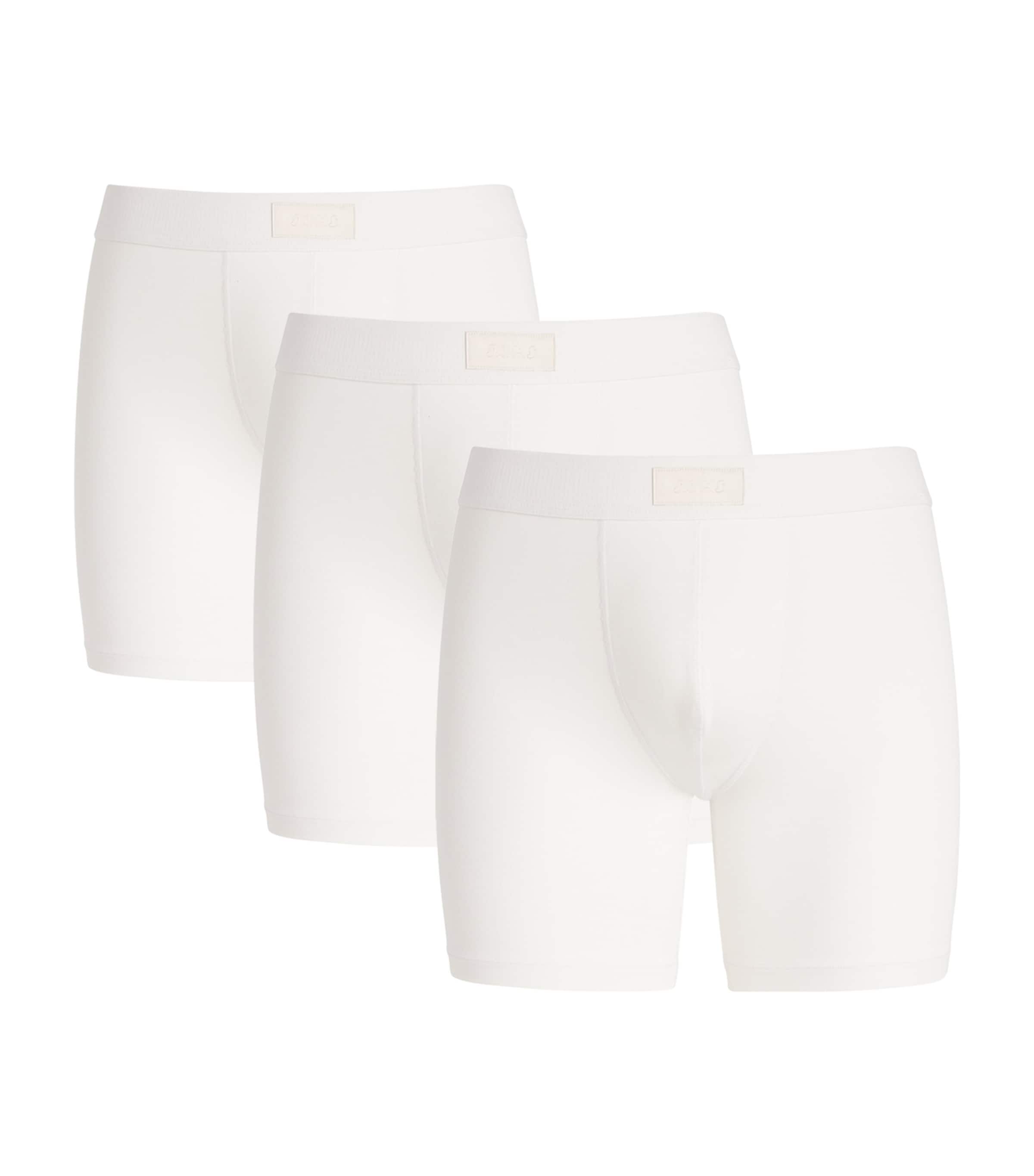 Skims Stretch Boxer Briefs In White