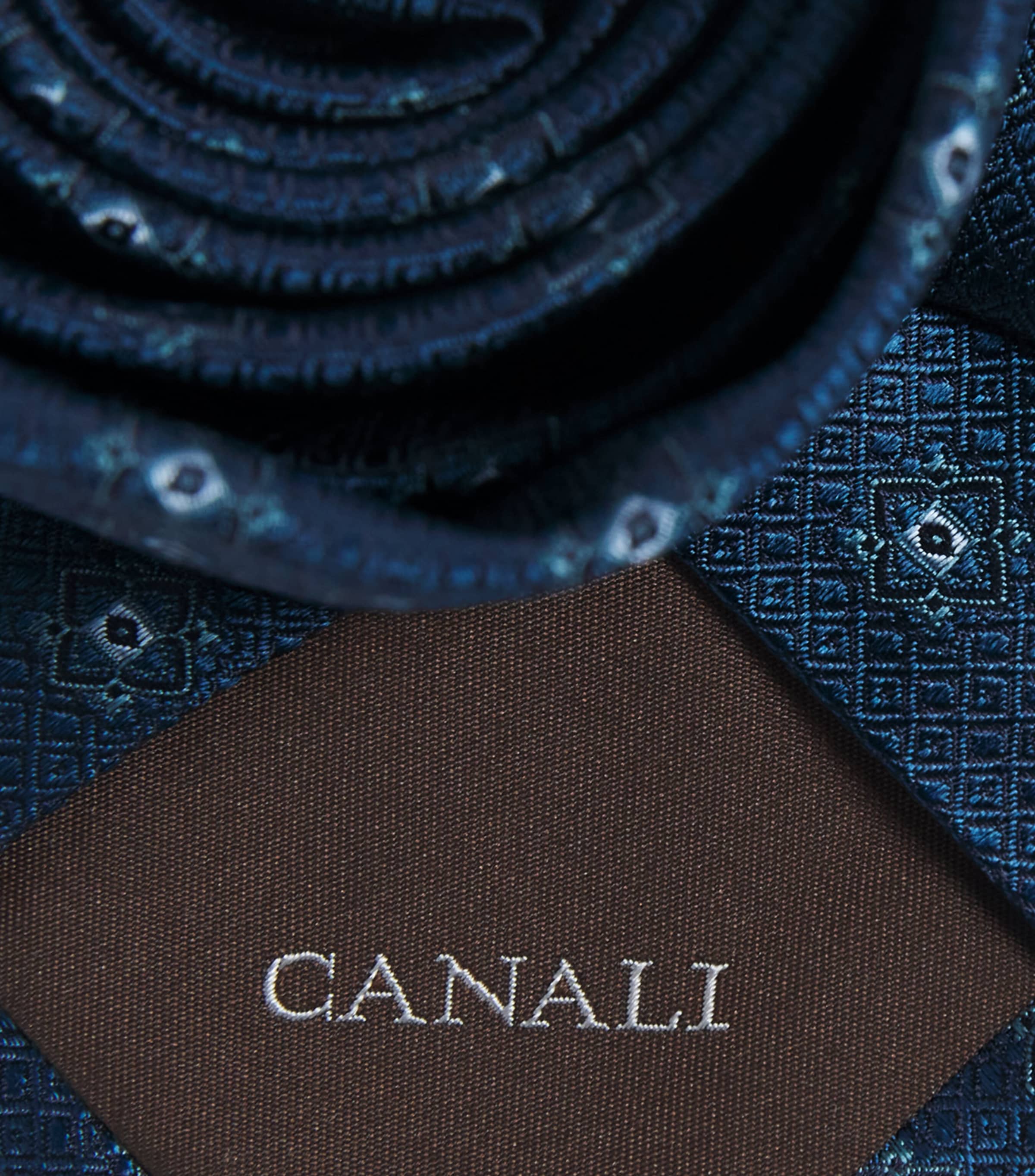 Canali Silk Jacquard Tie Image 3