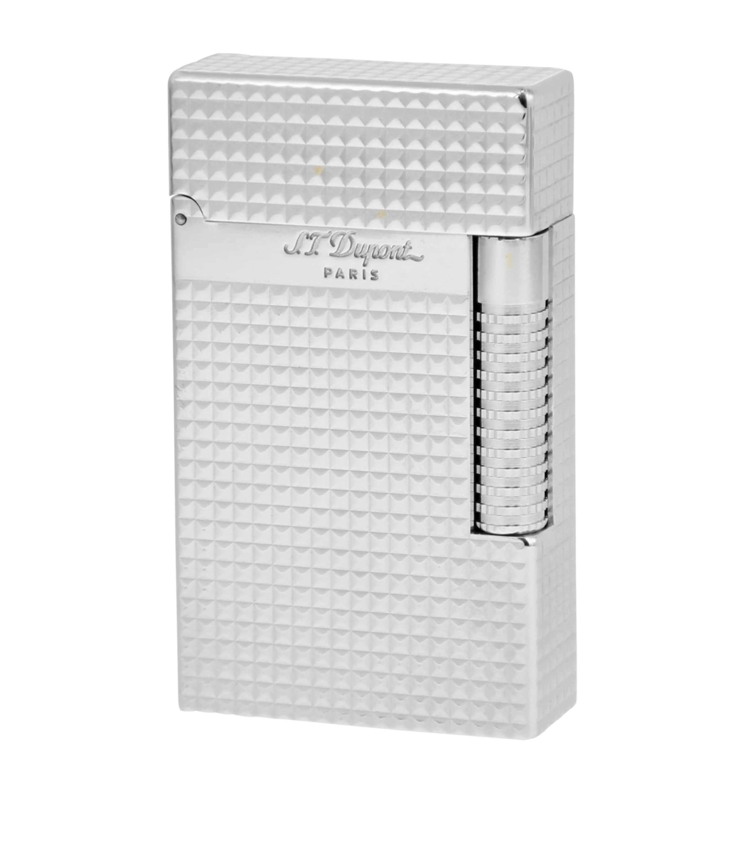 St Dupont S. T. Dupont Palladium-plated New Grand Dupont Lighter In Silver