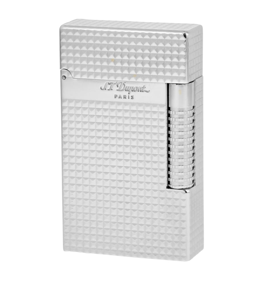 Palladium-Plated New Grand Dupont Lighter SILVER Image 1