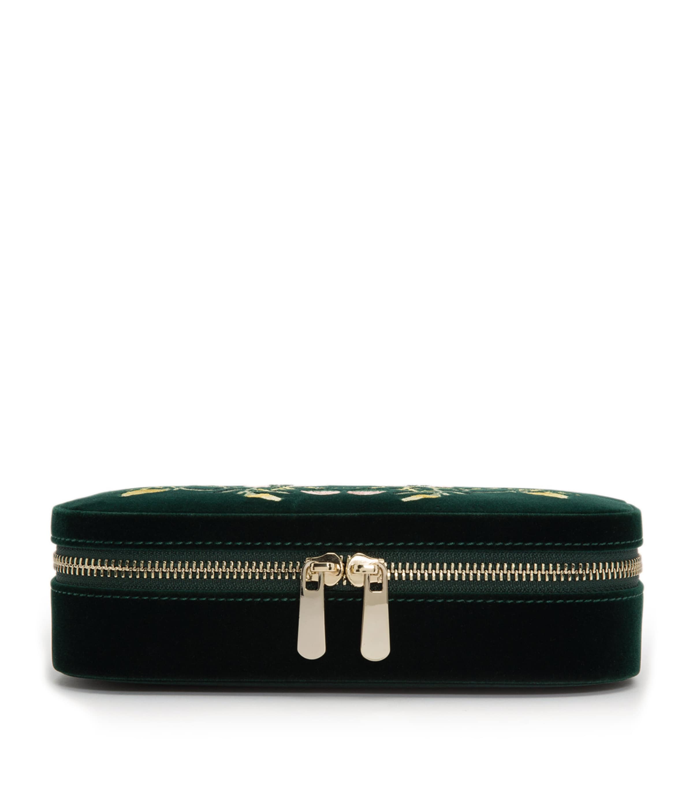 Zoe Travel Jewellery Case FOREST GREEN Image 6