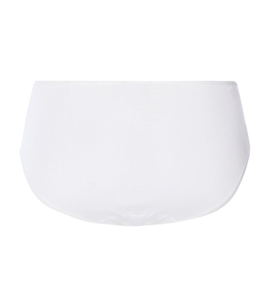 Hanro Womens Pima Cotton Belen Maxi Briefs White Image 5