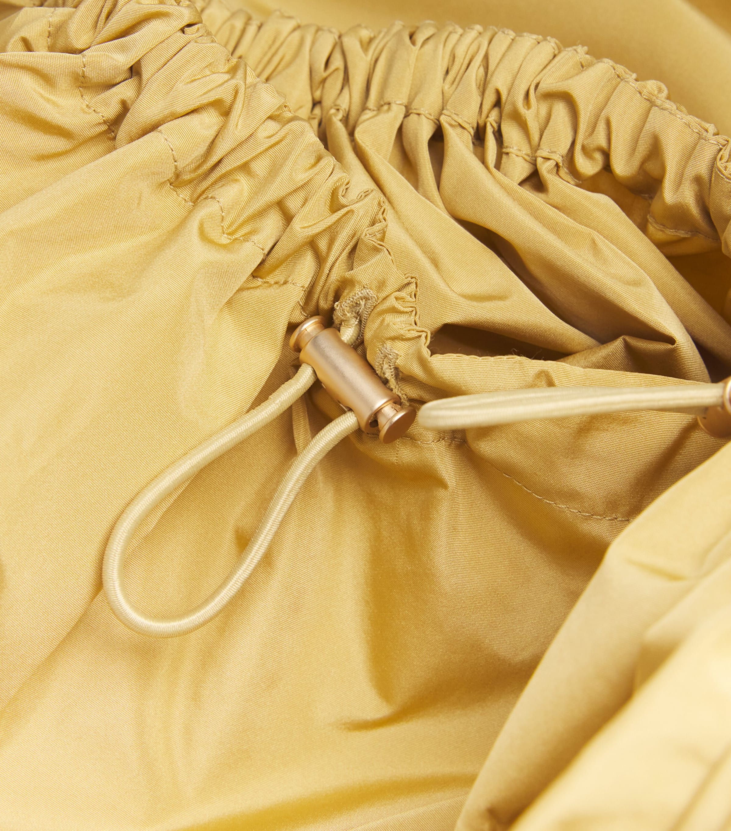 Fabiana Filippi Womens Tech Taffeta Balloon Midi Skirt Oro Image 5
