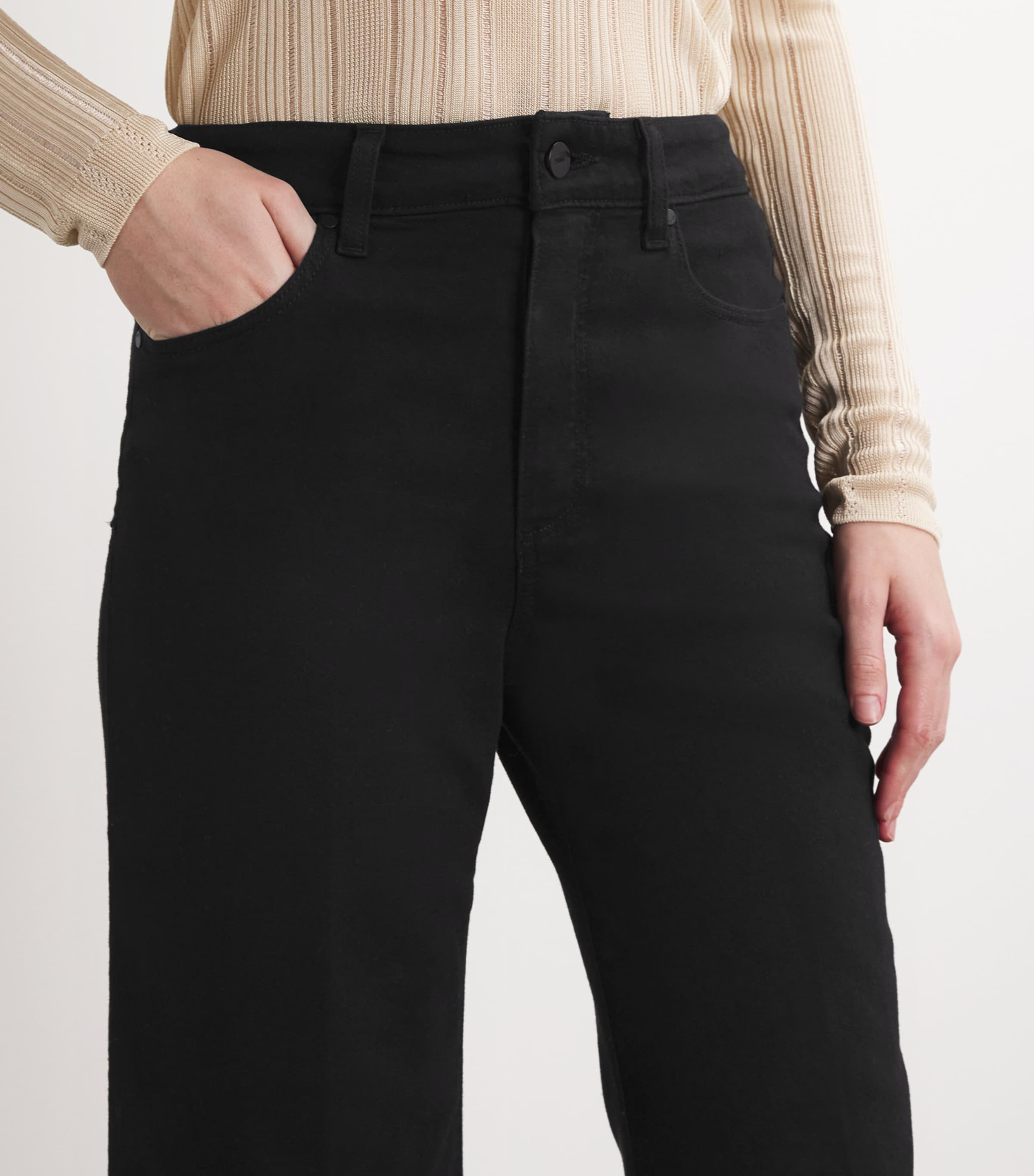 Anessa Wide-Leg Jeans BLACK SHADOW Image 6