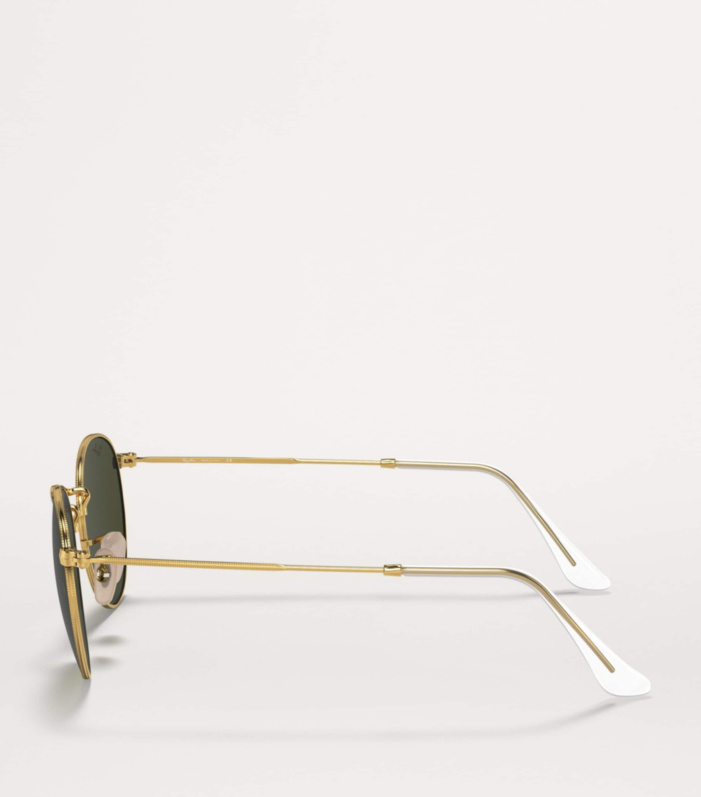 Round Wire-Frame Sunglasses NO COLOUR Image 3