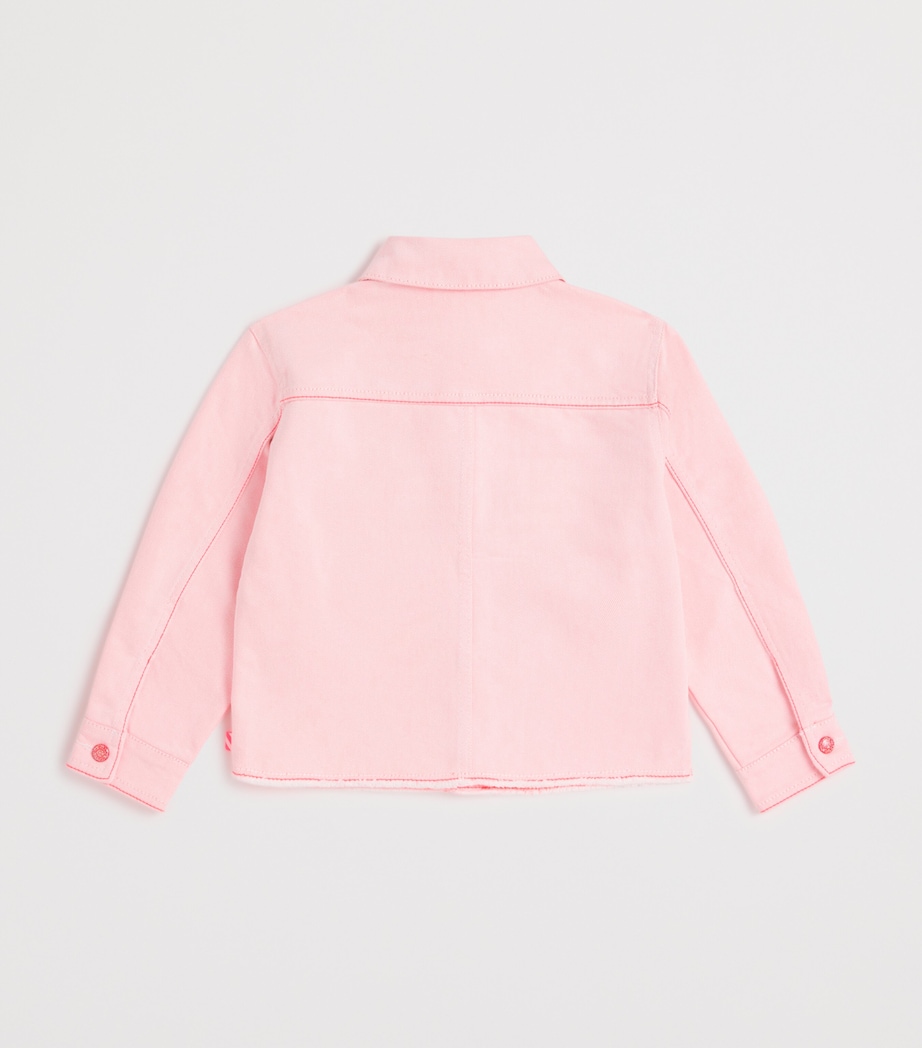 Sequin-Embellished Denim Jacket (2-12 Years) S51PINK OFF WHITE Image 2