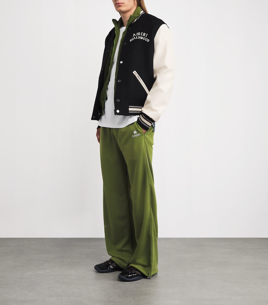 Cotton Logo Relaxed Sweatpants GREEN Image 2