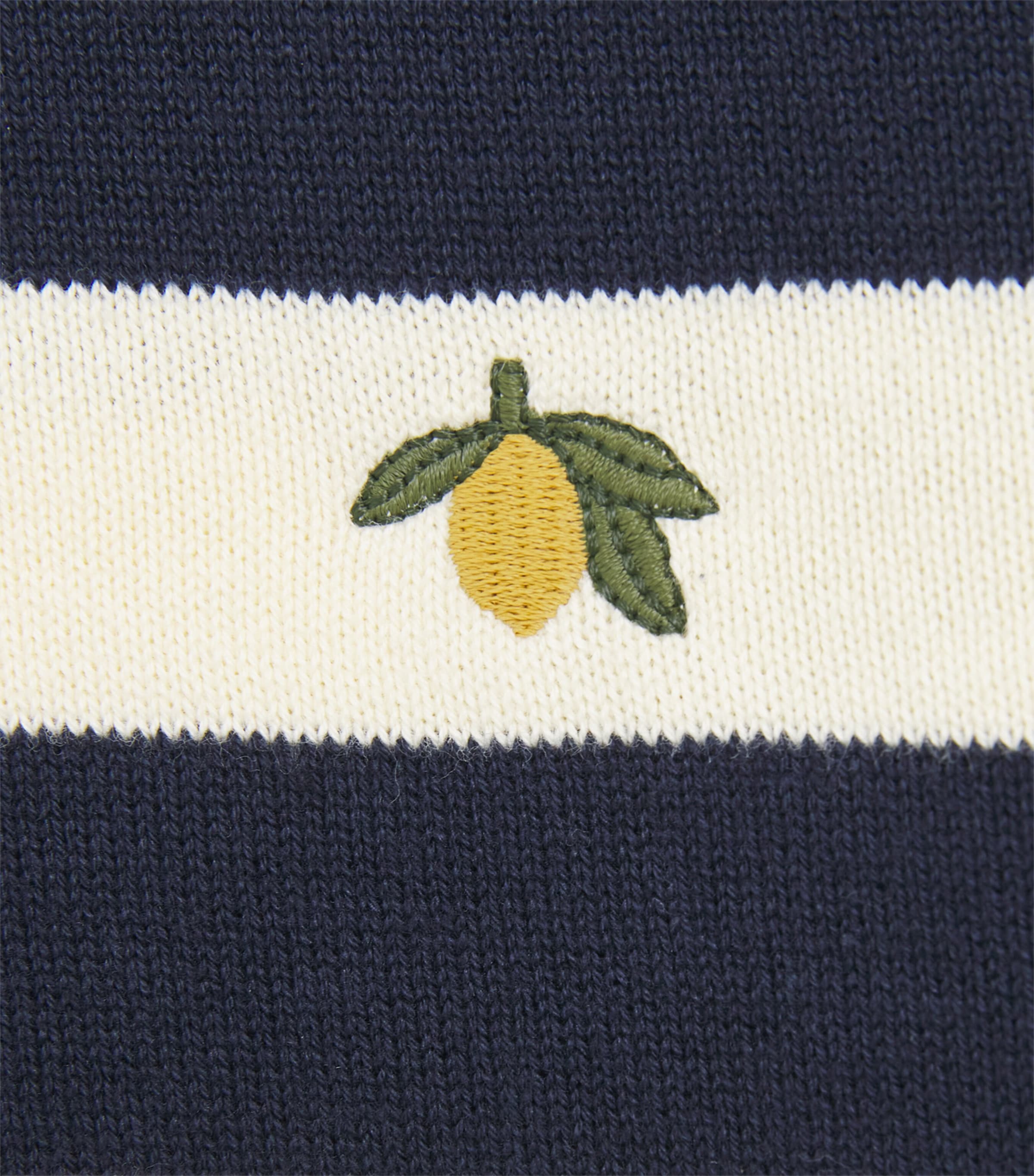 KONGES SLOJD Cotton Stripe Manis Polo Sweater (0-10 Years) Stripe Image 3