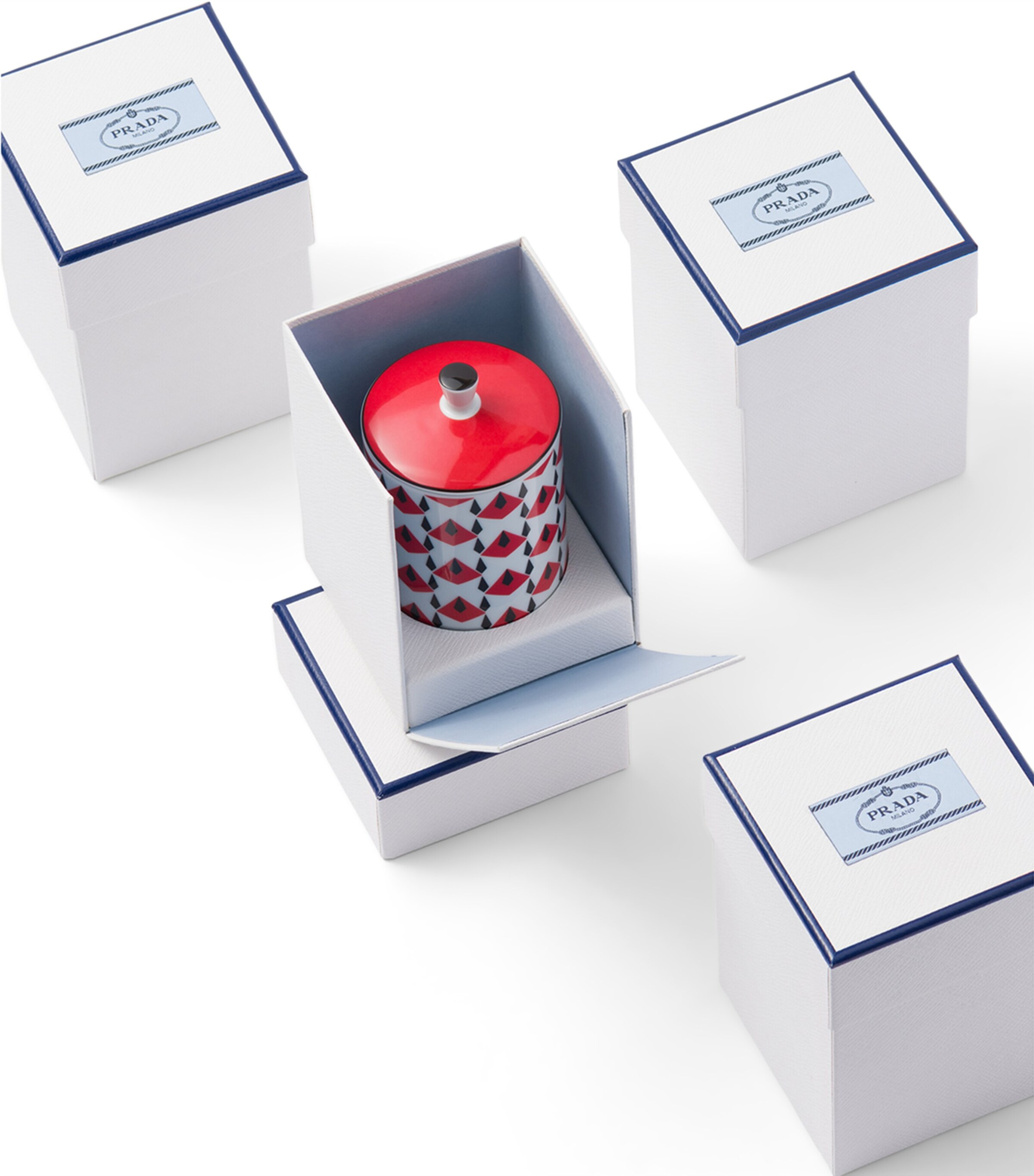 Prada Porcelain Orange Candle (250g) Image 3