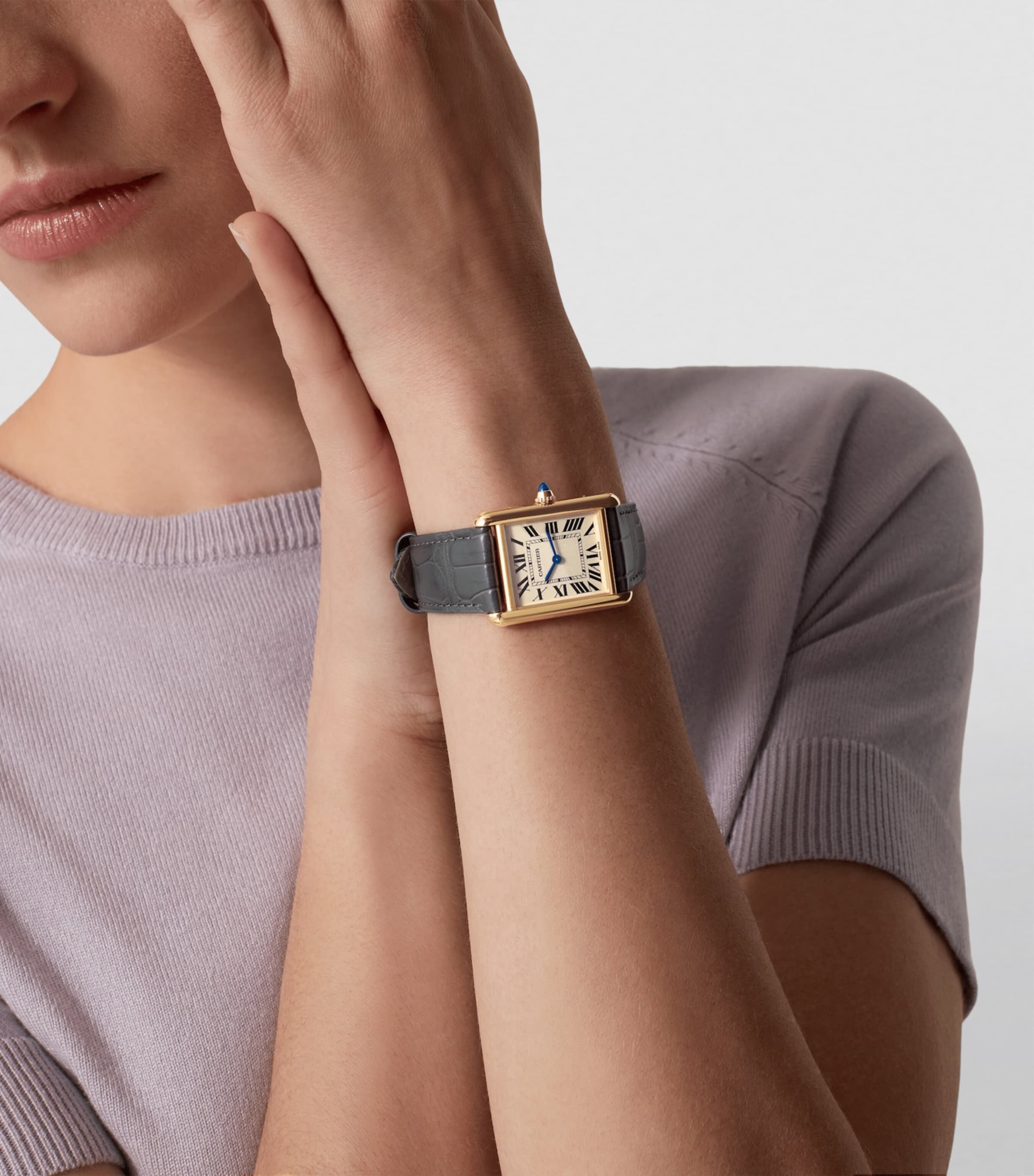 Cartier Large Yellow Gold Tank Louis Cartier Watch Harrods MC