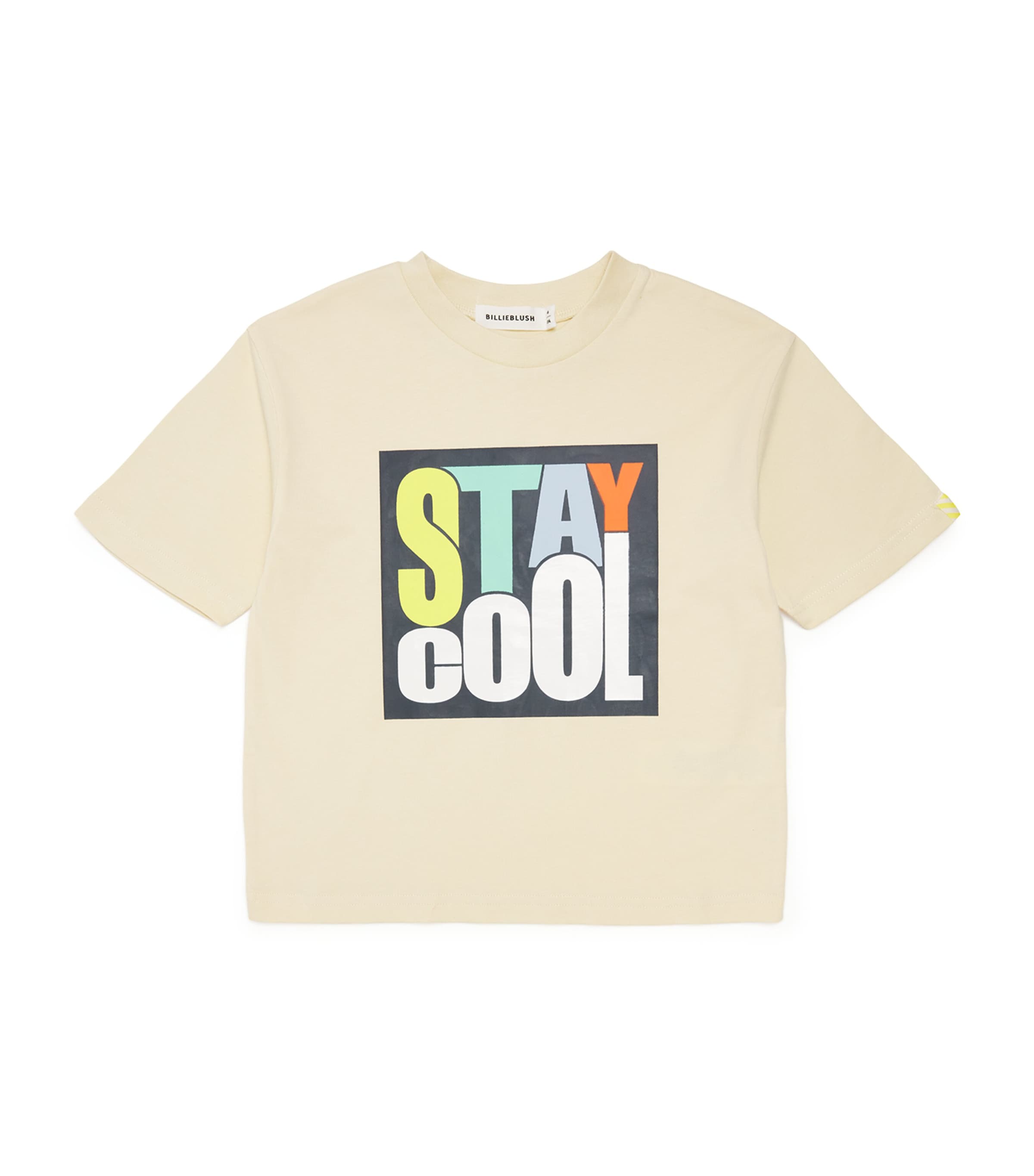 Cotton Stay Cool T-Shirt (4-10 Years) 255STONE Image 1