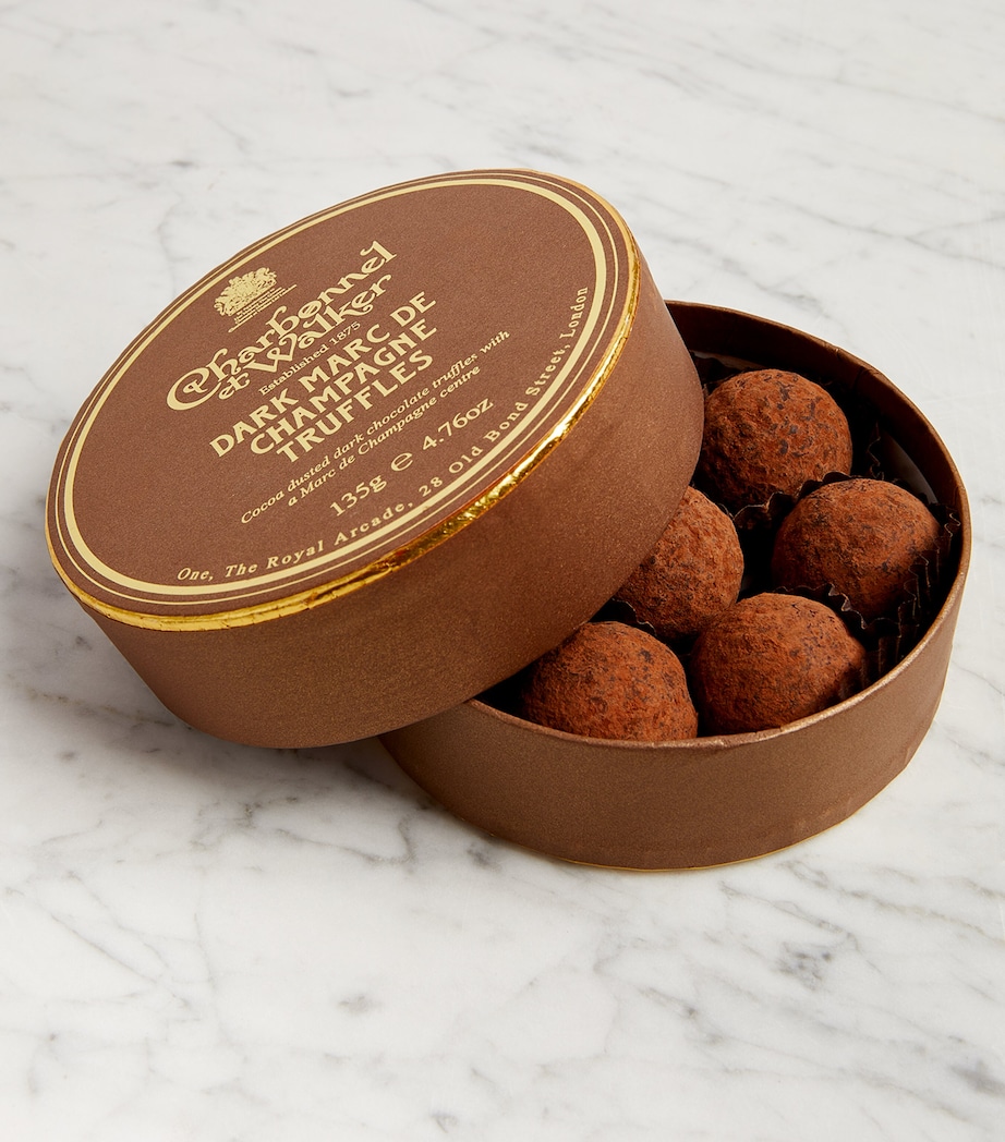 Charbonnel et Walker Dark Marc de Champagne Truffles (135g) Image 3