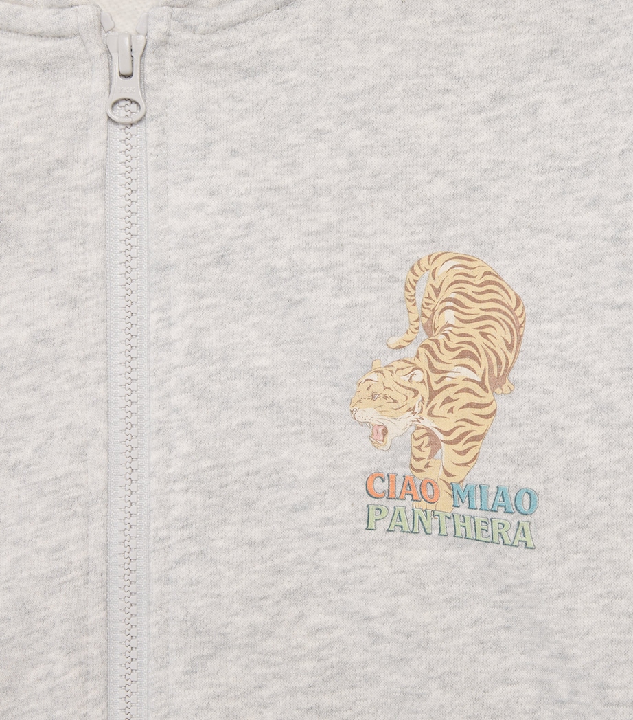 KONGES SLOJD Lou Graphic Hoodie (6-18 Months) Melange Image 3