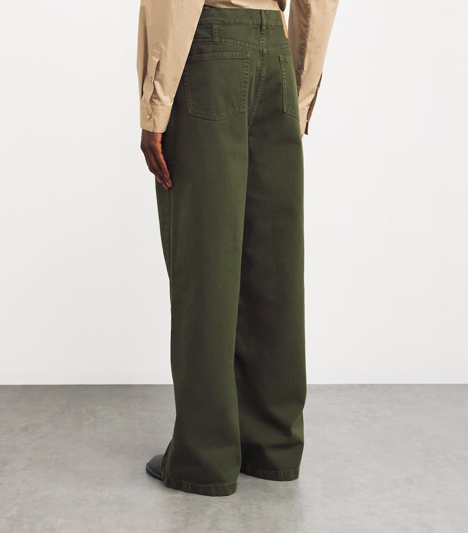 AMI Paris Mens Wide-Leg Jeans Image 4