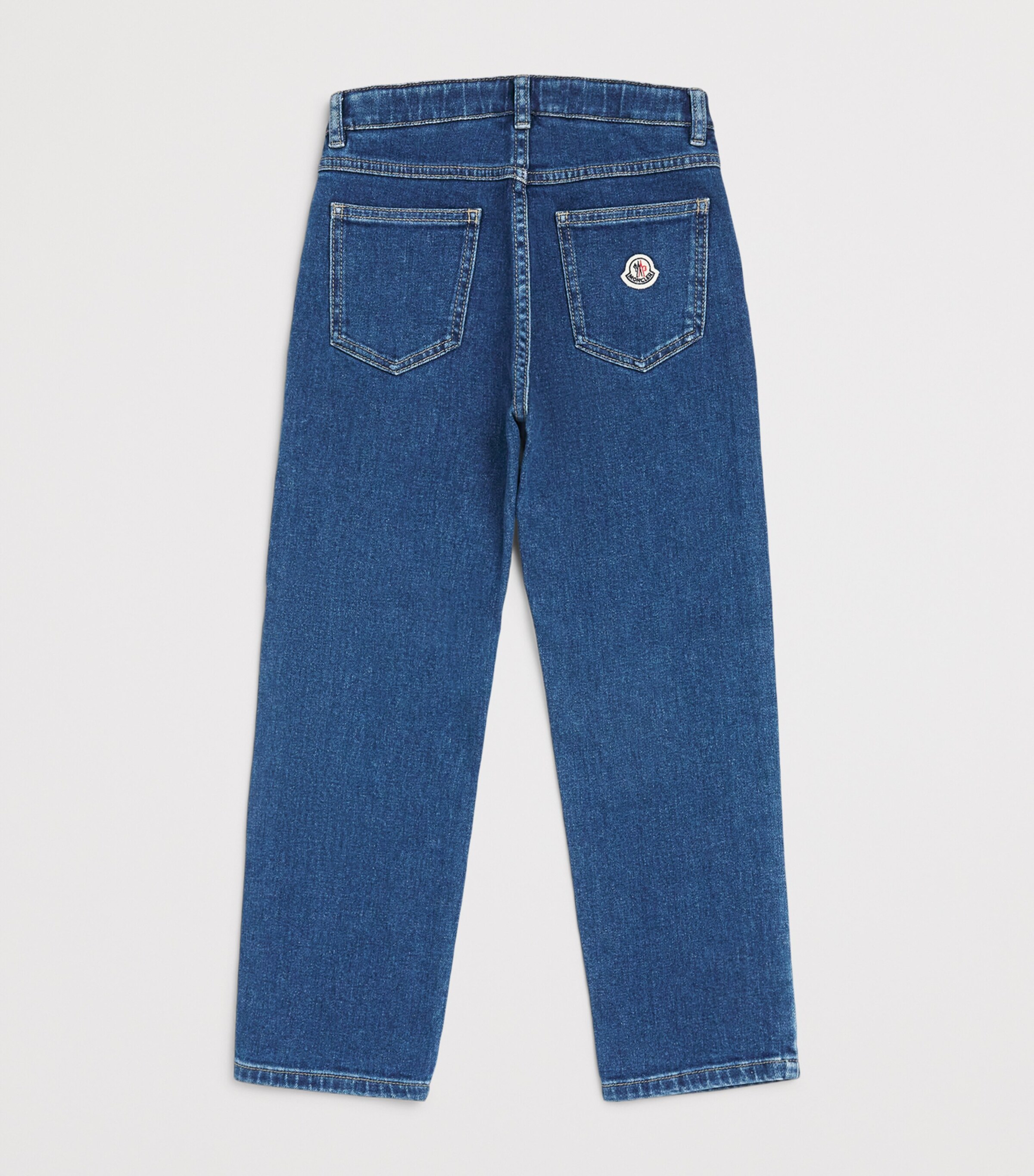 Moncler Enfant Cotton Logo Jeans (8-10 Years) Image 2