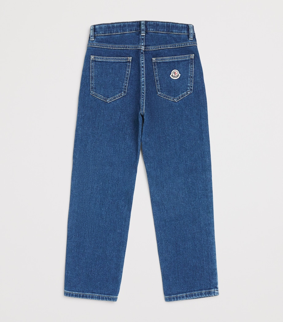 Moncler Enfant Cotton Logo Jeans (8-10 Years) Image 2