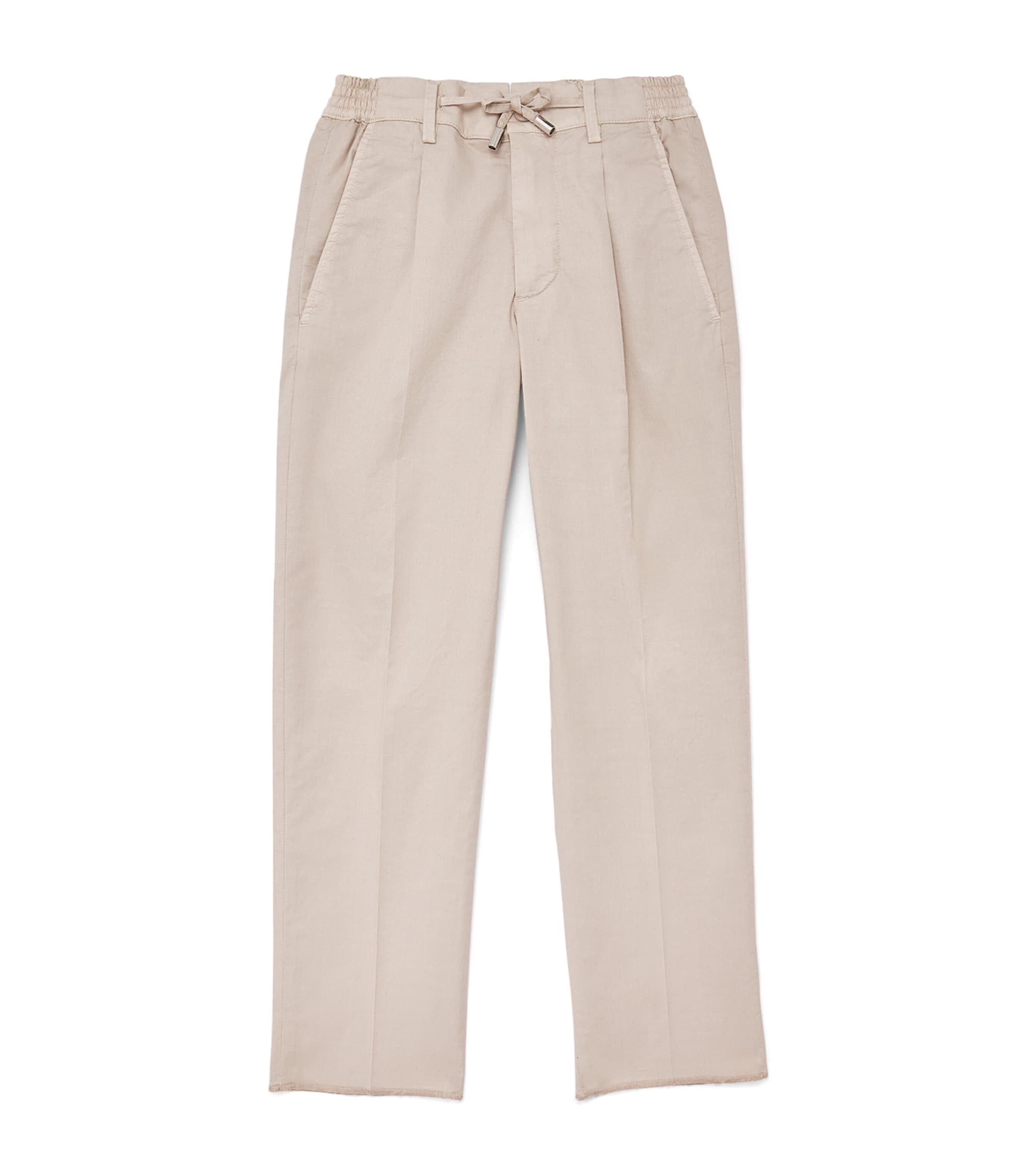 Stefano Ricci Kids Drawstring Trousers (6-16 Years) Beige Image 1