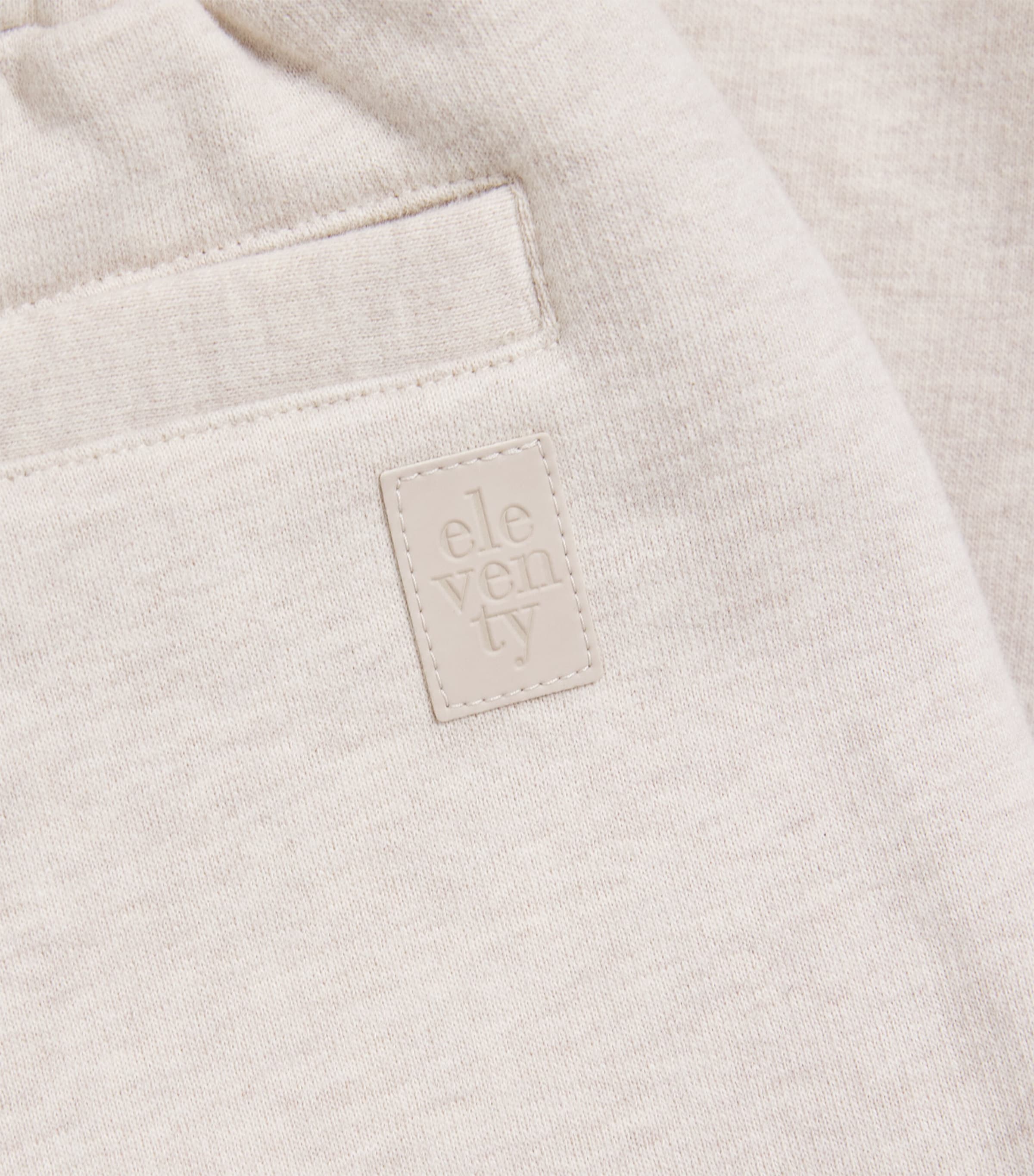 Eleventy Kids Cotton-Cashmere Drawstring Sweatpants (2-16 Years) Bei M Mel/antr Image 3