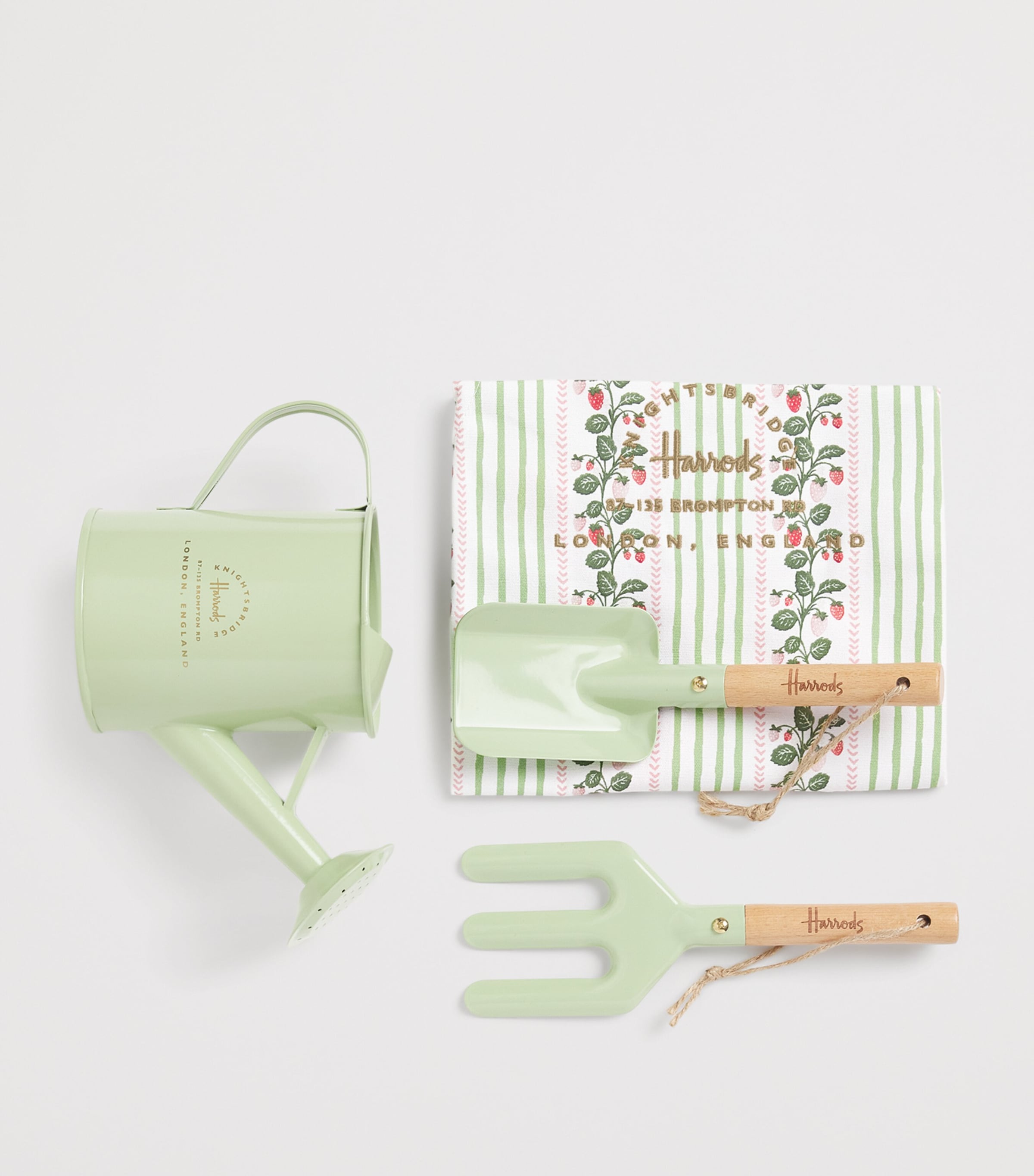 Harrods Strawberry Gardening Suitcase Set Image 3