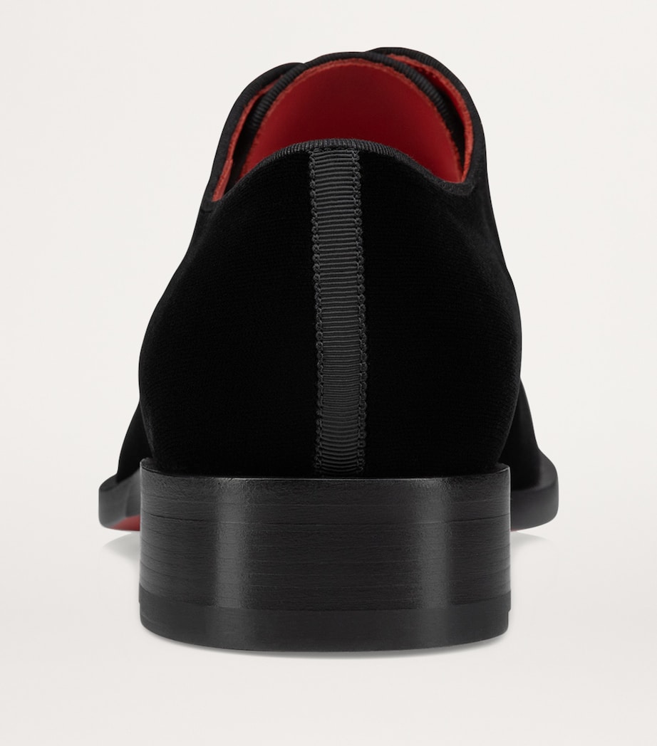 Chambeliss Night Strass Velvet Derby Shoes J323 Image 7