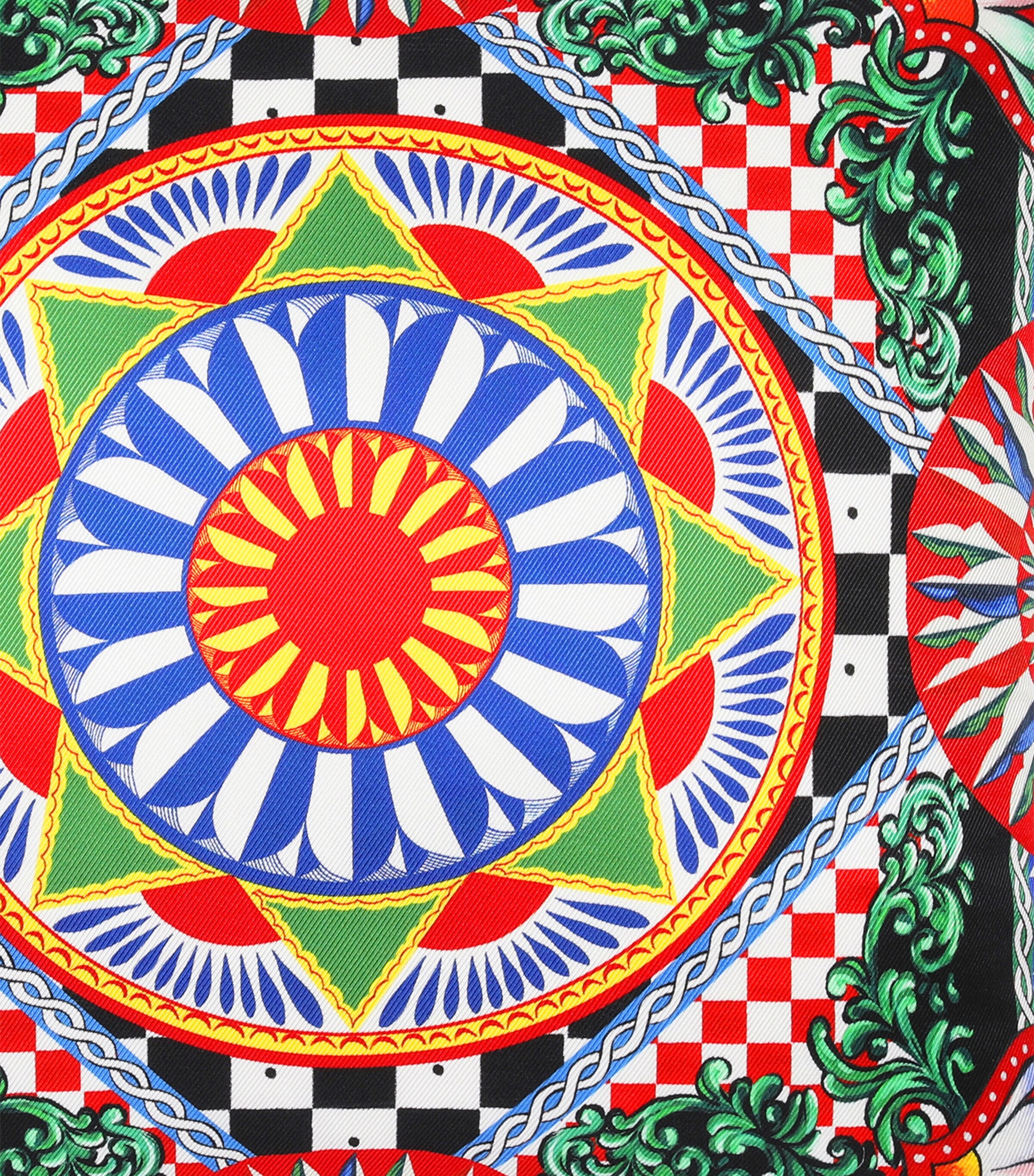 Silk Carretto Square Cushion (45cm x 45cm) UC079 CARRETTO MULTI Image 6