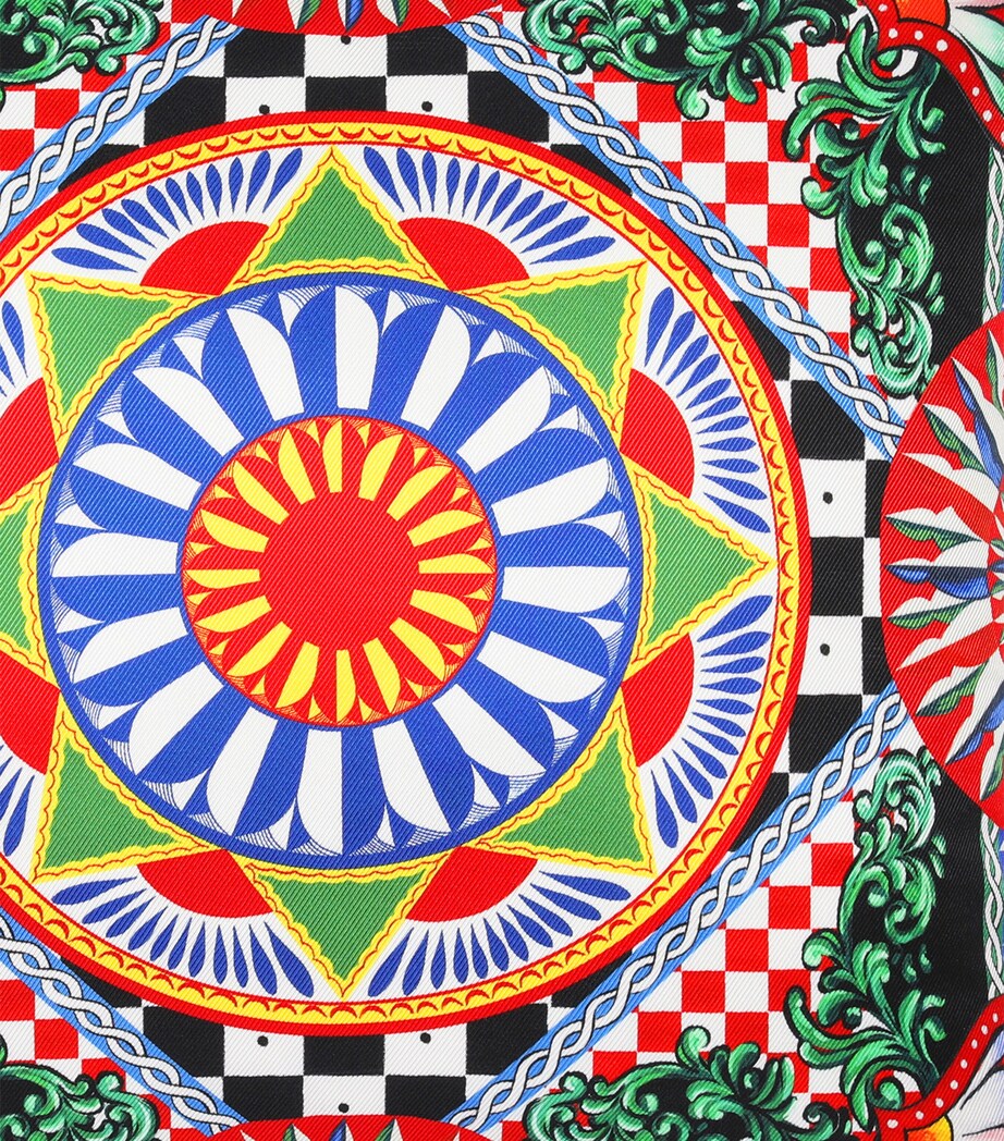 Silk Carretto Square Cushion (45cm x 45cm) UC079 CARRETTO MULTI Image 6