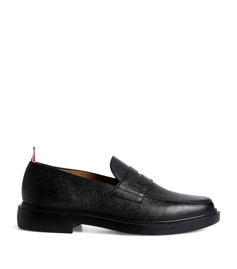 Leather Loafers BLACK Image 1