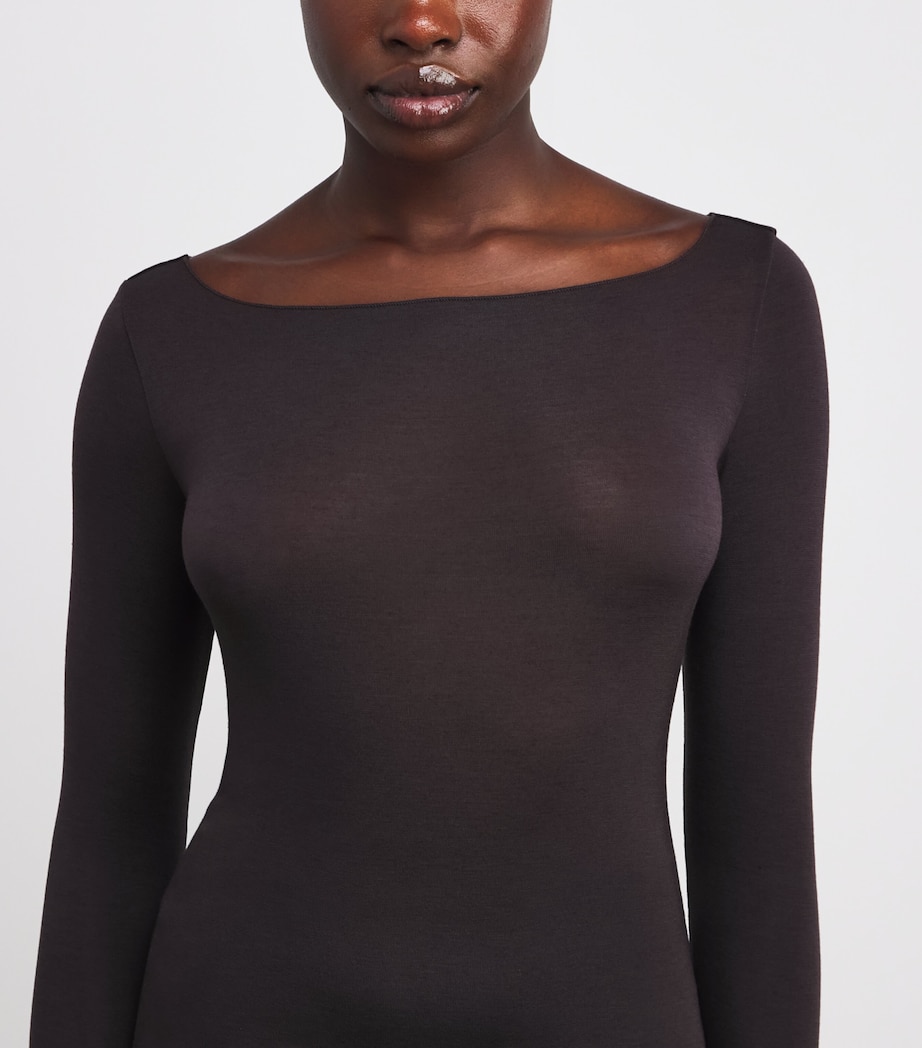 Sheer Modal Boat-Neck T-Shirt PHOENIX Image 6